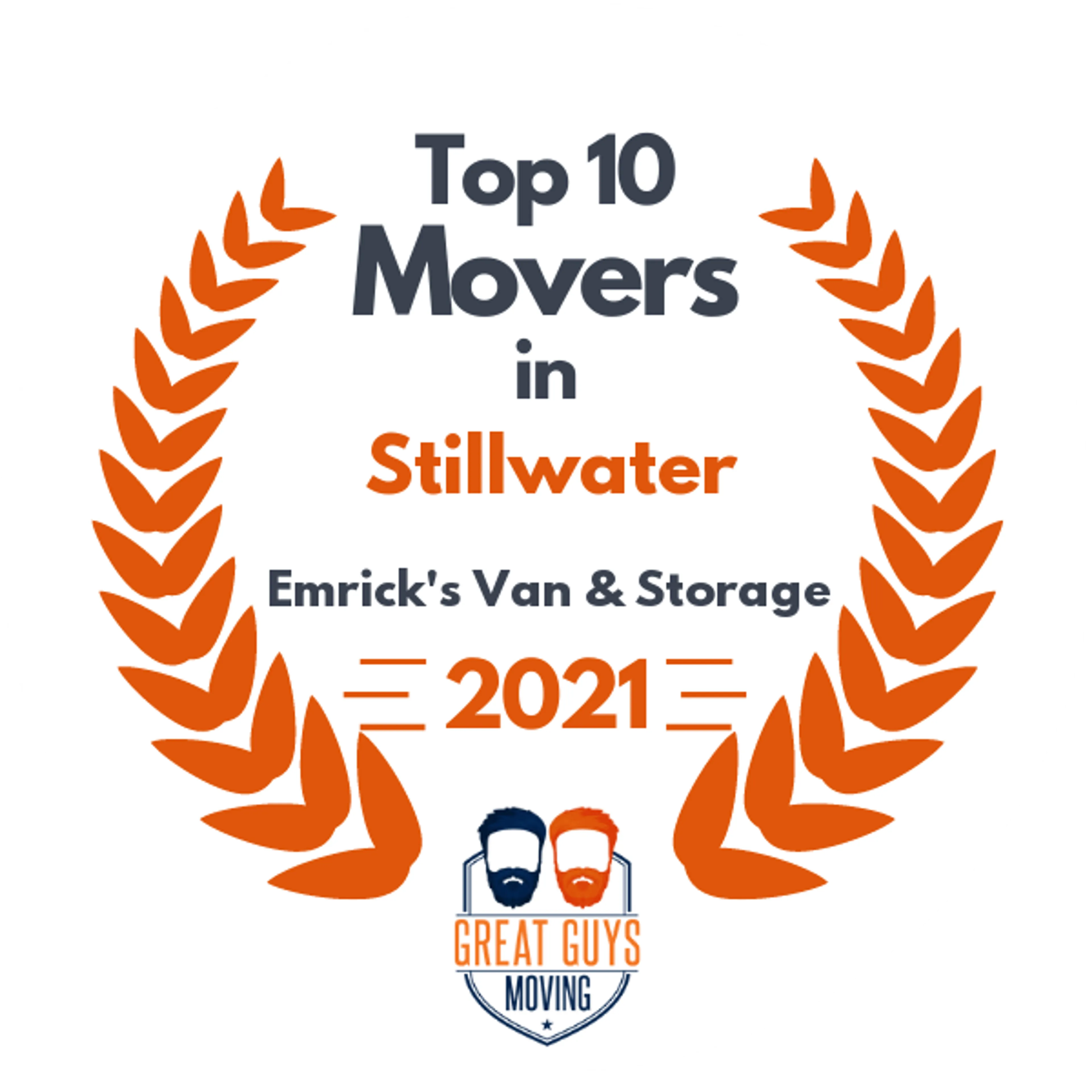 Top 10 Movers in Oklahoma City, OK 2021 award