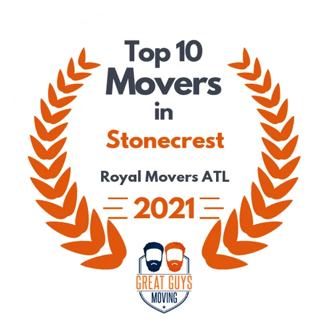 Top 10 Movers in Atlanta, GA 2021 award