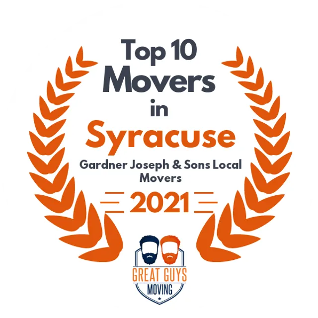 Top 10 Movers in Syracuse, NY 2021 award