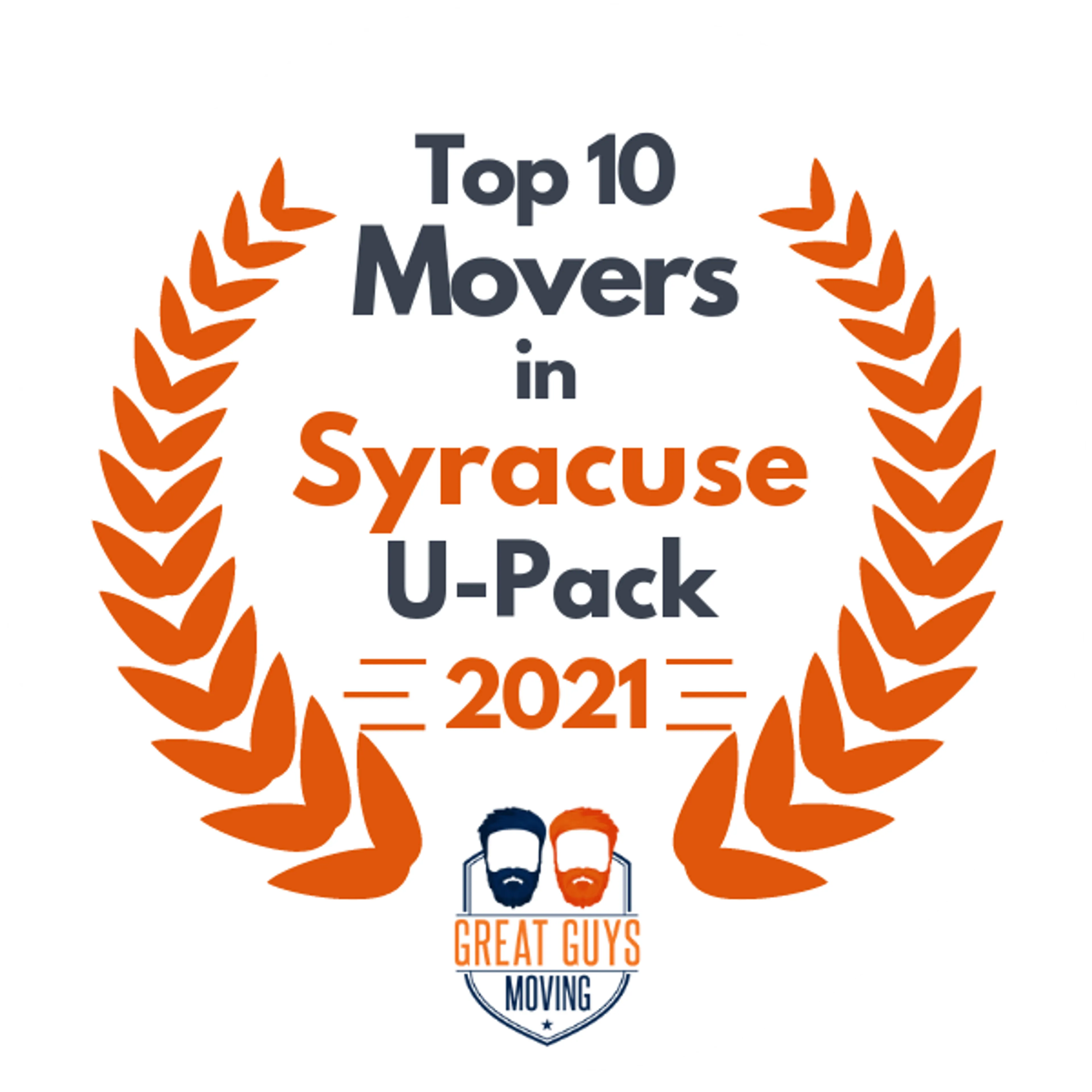 Top 10 Movers in Syracuse, NY 2021 award