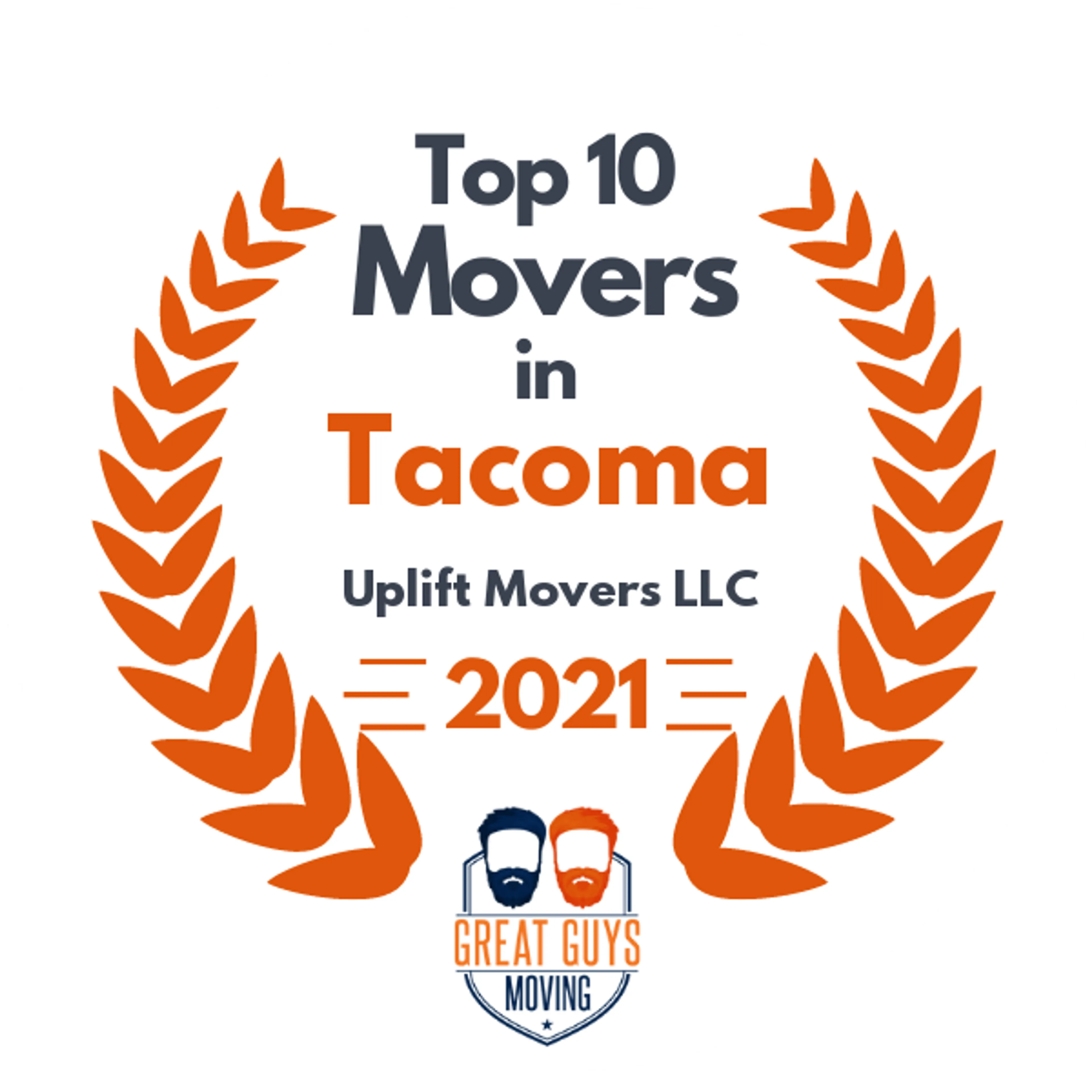 Top 10 Movers in Tacoma, WA 2021 award