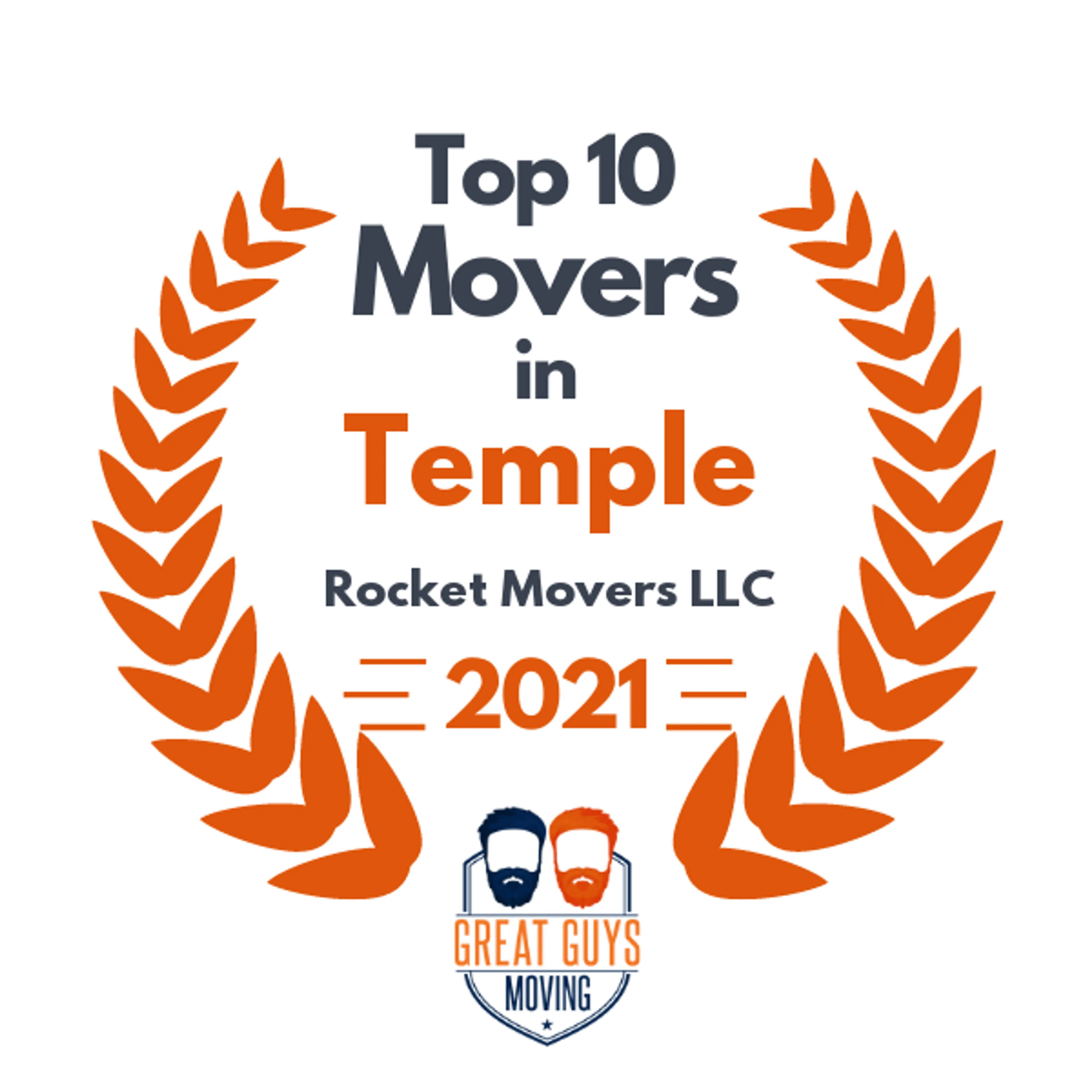 Top 10 Movers in Tyler, TX 2021 award