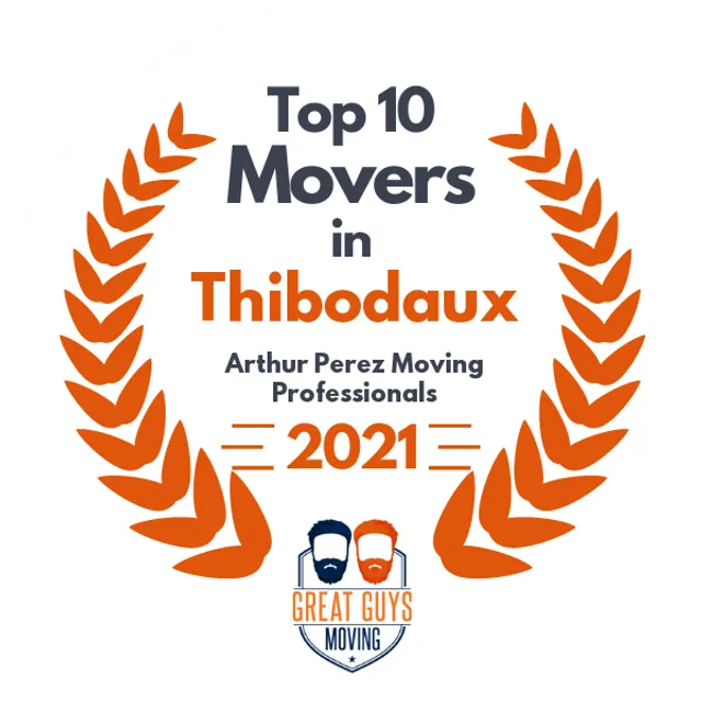 Top 10 Movers in New Orleans, LA 2021 award