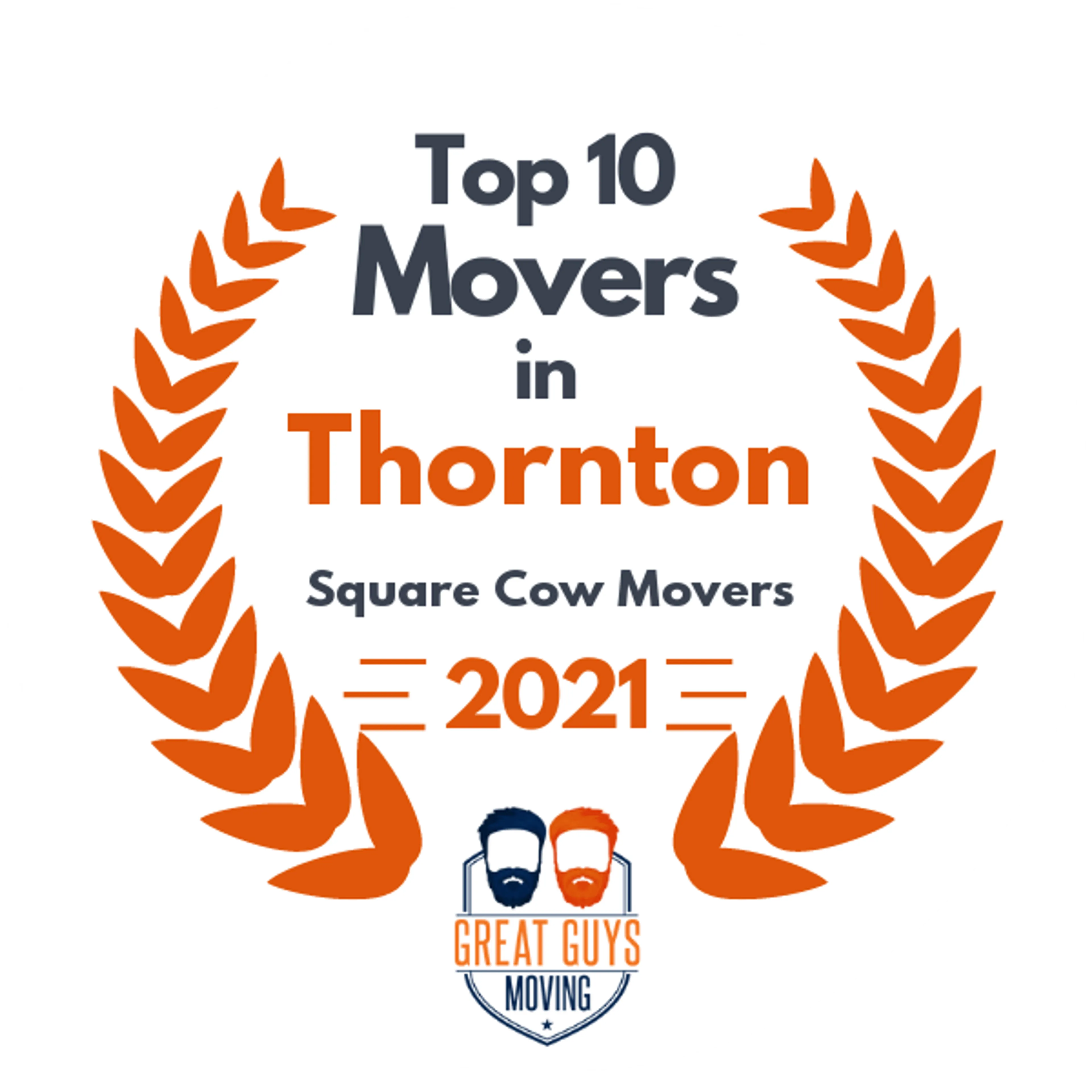 Top 10 Movers in Arvada, CO 2021 award