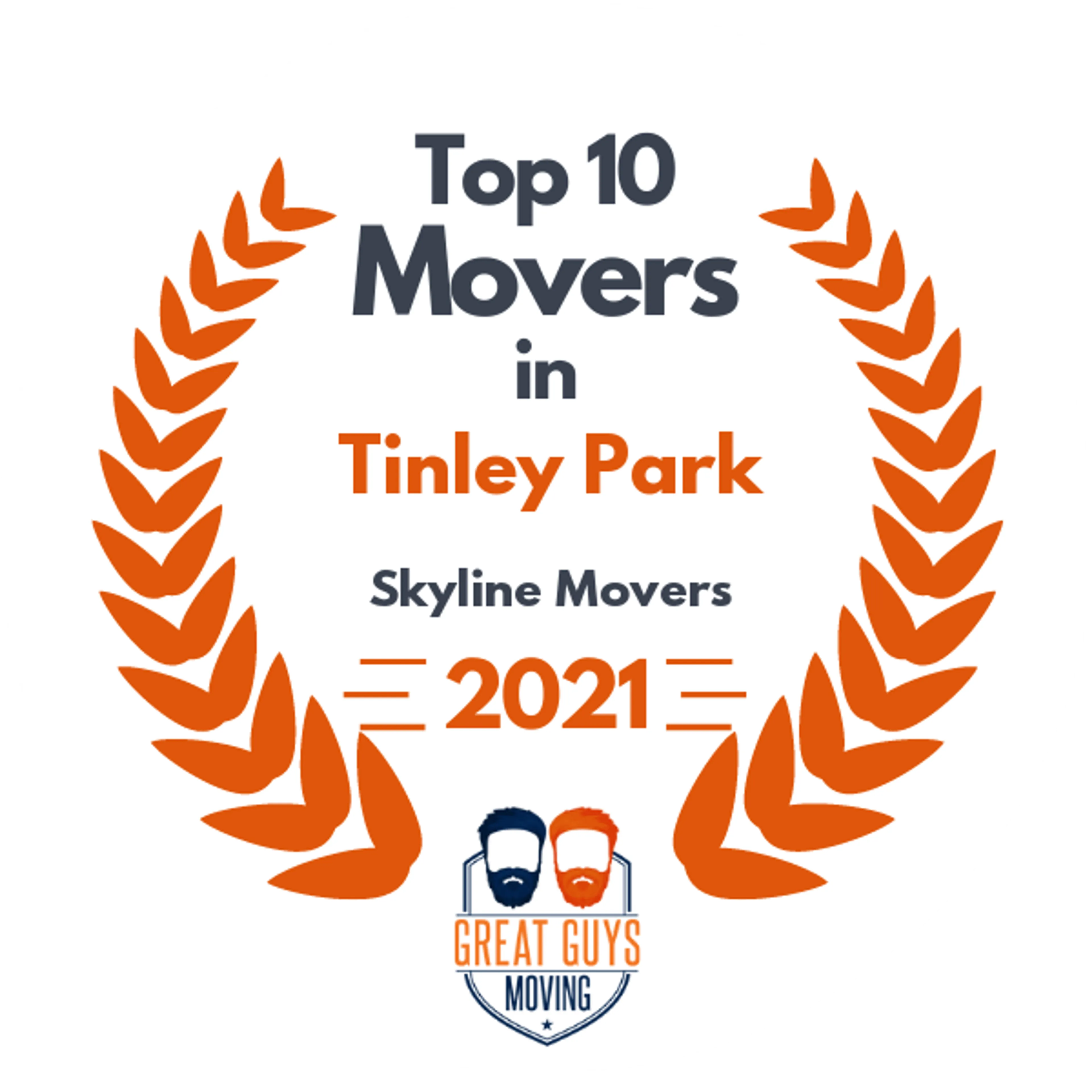 Top 10 Movers in Joliet, IL 2021 award