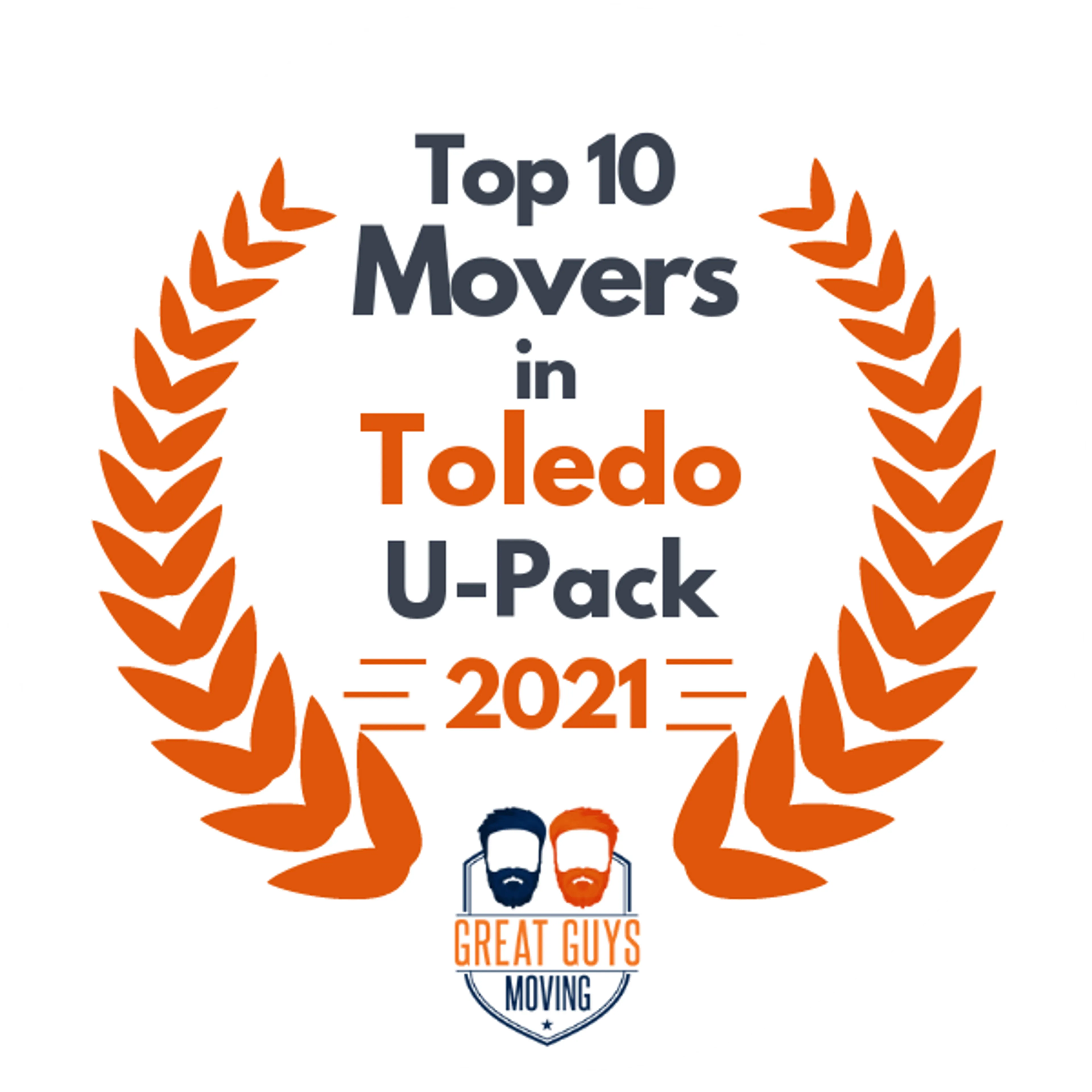 Top 10 Movers in Toledo, OH 2021 award