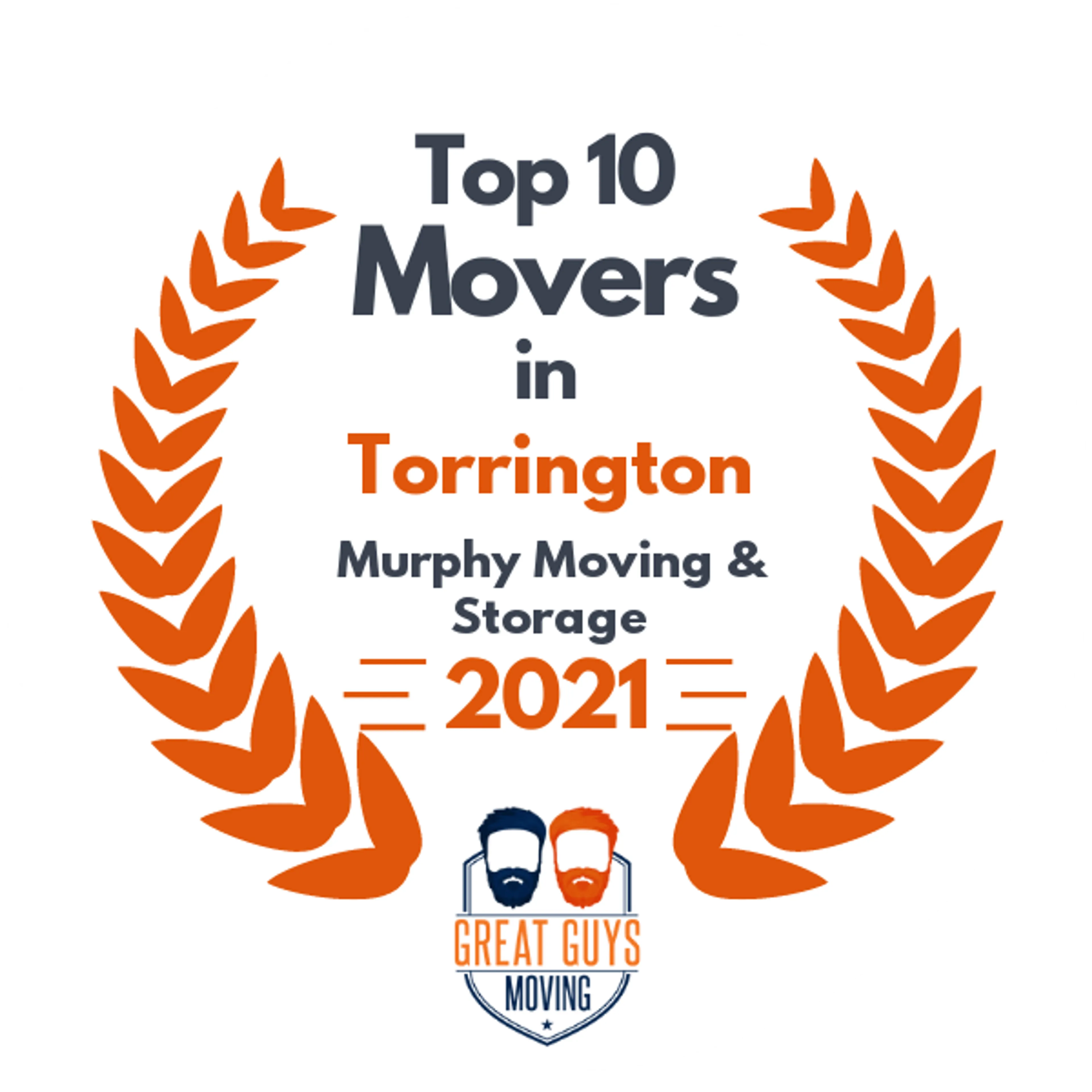 Top 10 Movers in Bridgeport, CT 2021 award