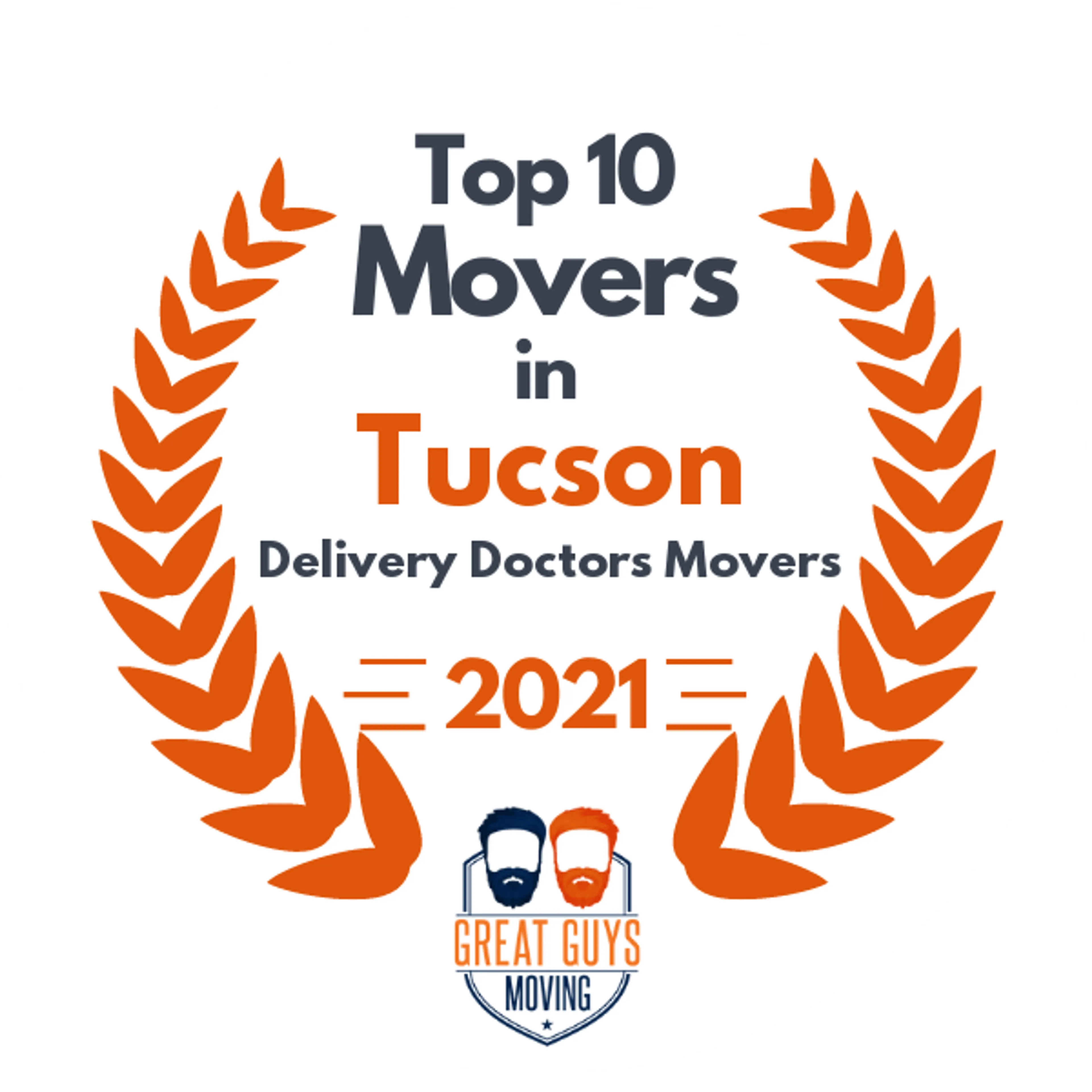 Top 10 Movers in Tucson, AZ 2021 award
