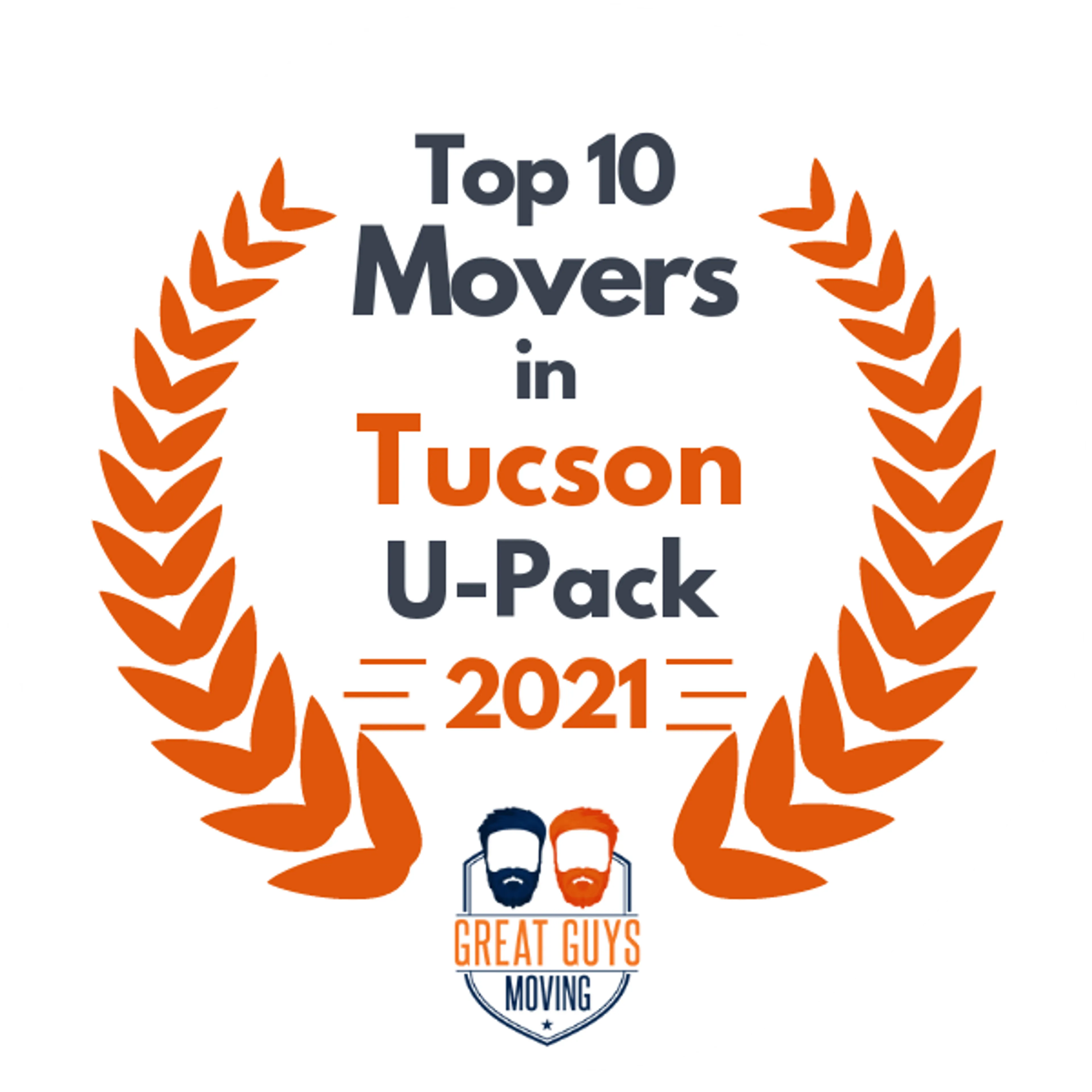 Top 10 Movers in Tucson, AZ 2021 award