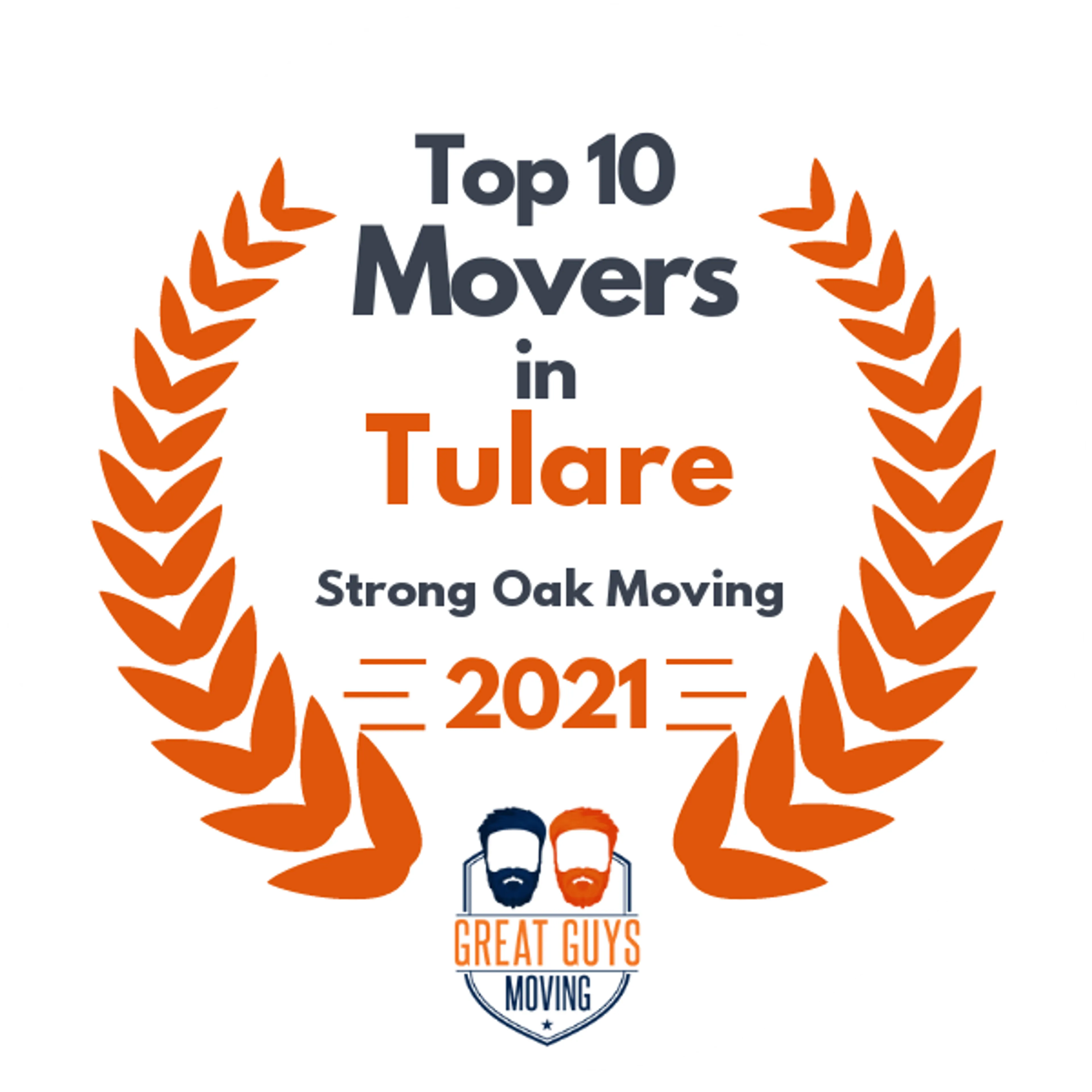 Top 10 Movers in Fresno, CA 2021 award