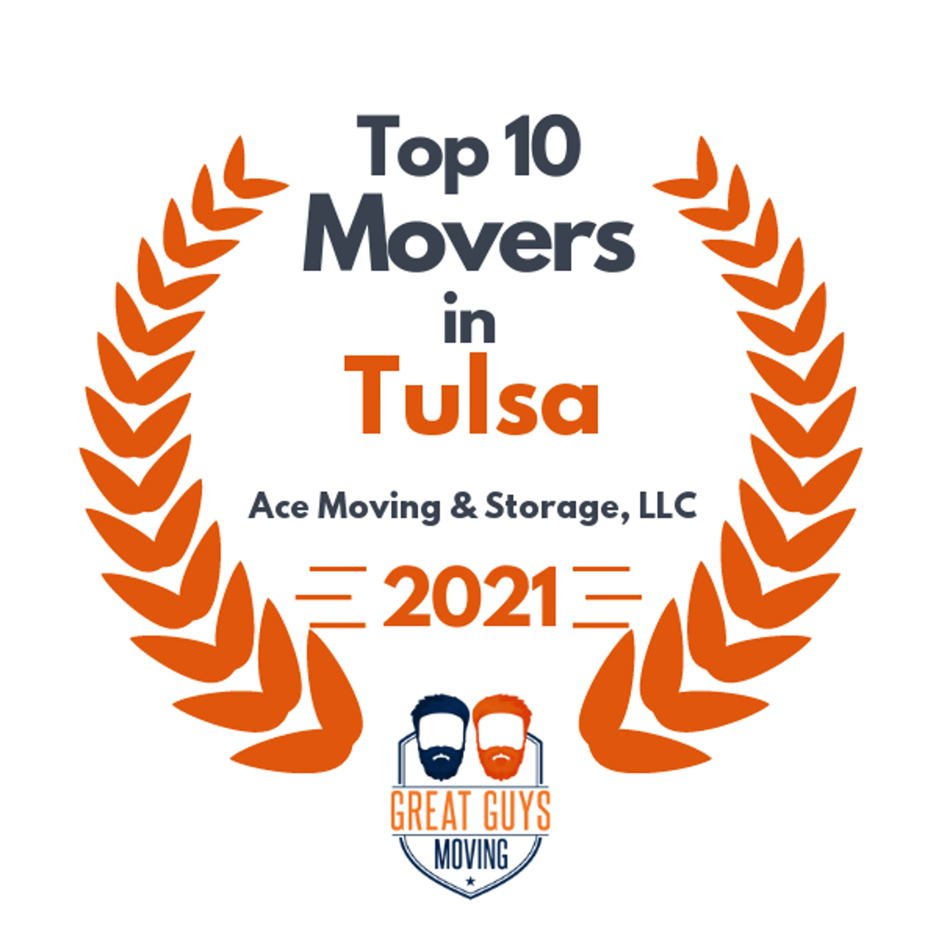 Top 10 Movers in Tulsa, OK 2021 award