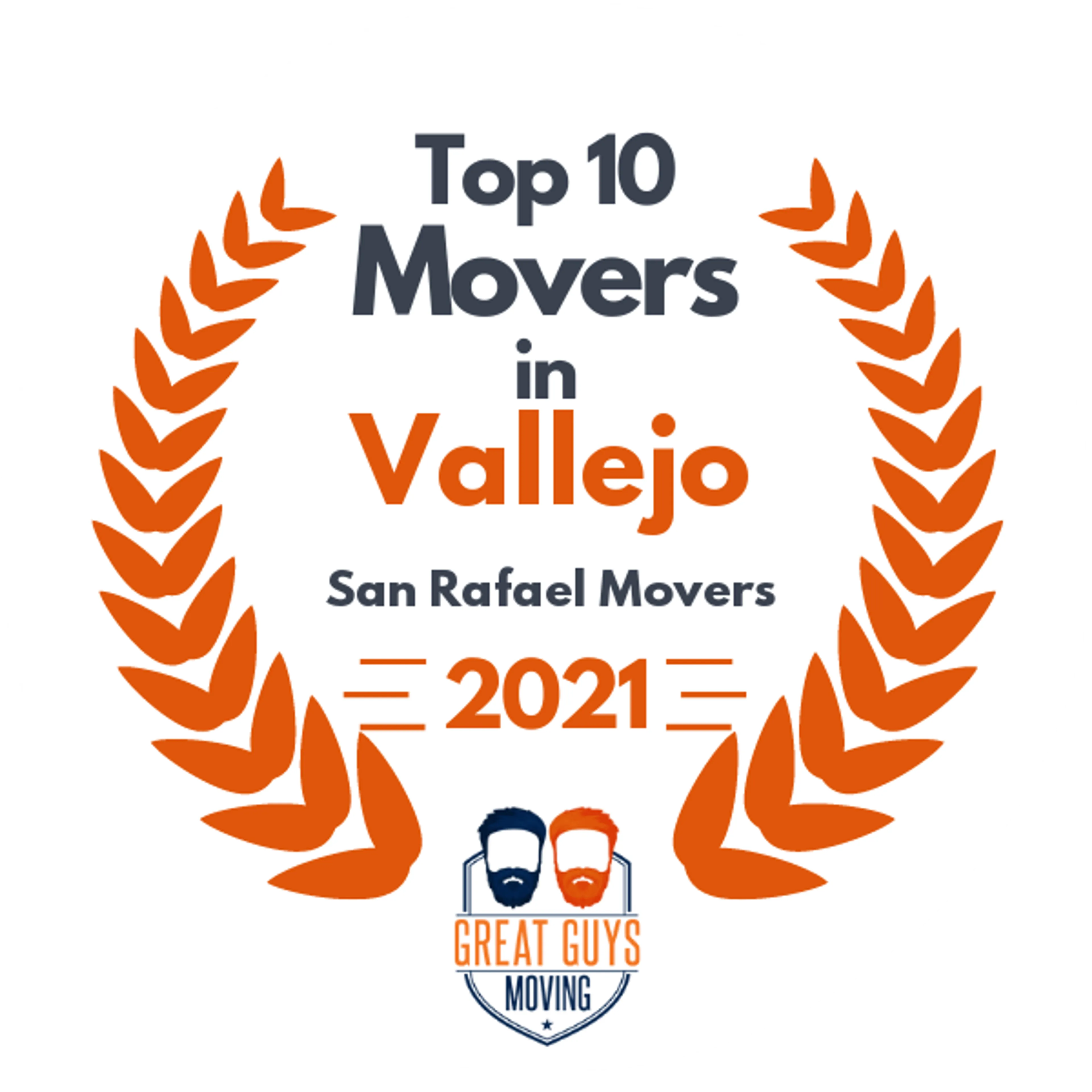 Top 10 Movers in San Francisco, CA 2021 award
