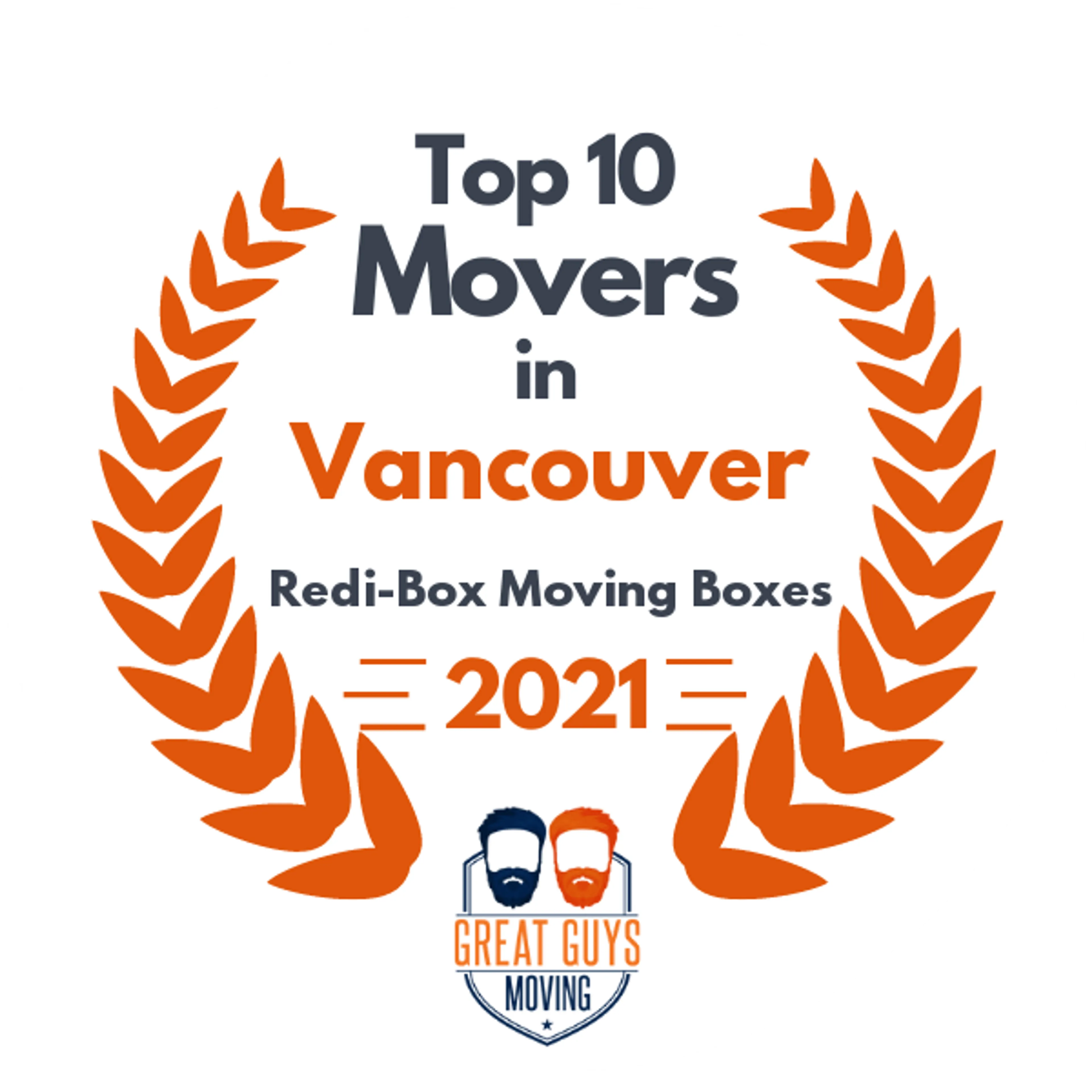 Top 10 Movers in Vancouver, WA 2021 award