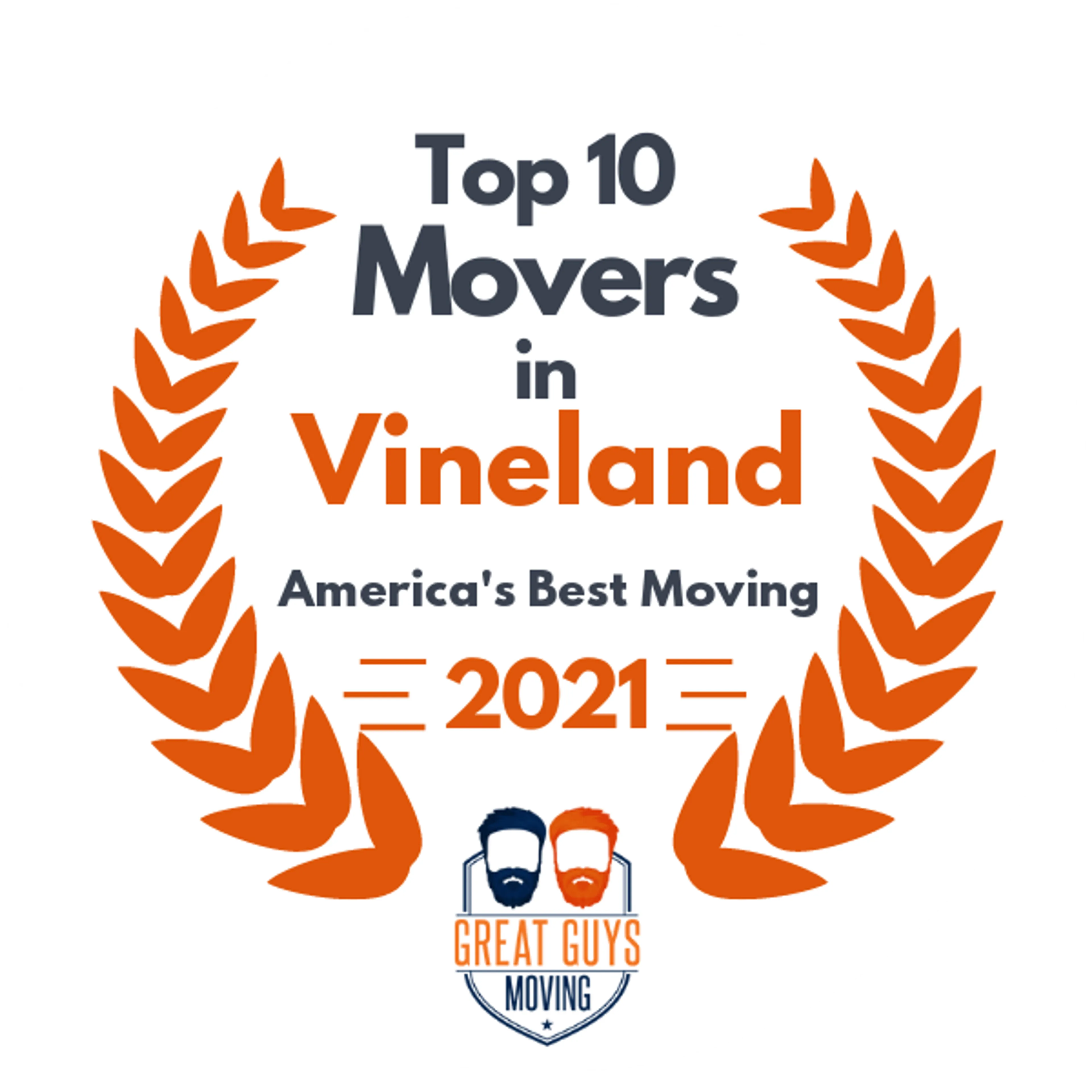 Top 10 Movers in Trenton, NJ 2021 award