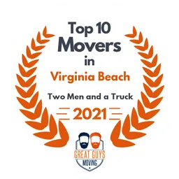 top 10 ranked movers in virginia beach 2021 two men and a truck image