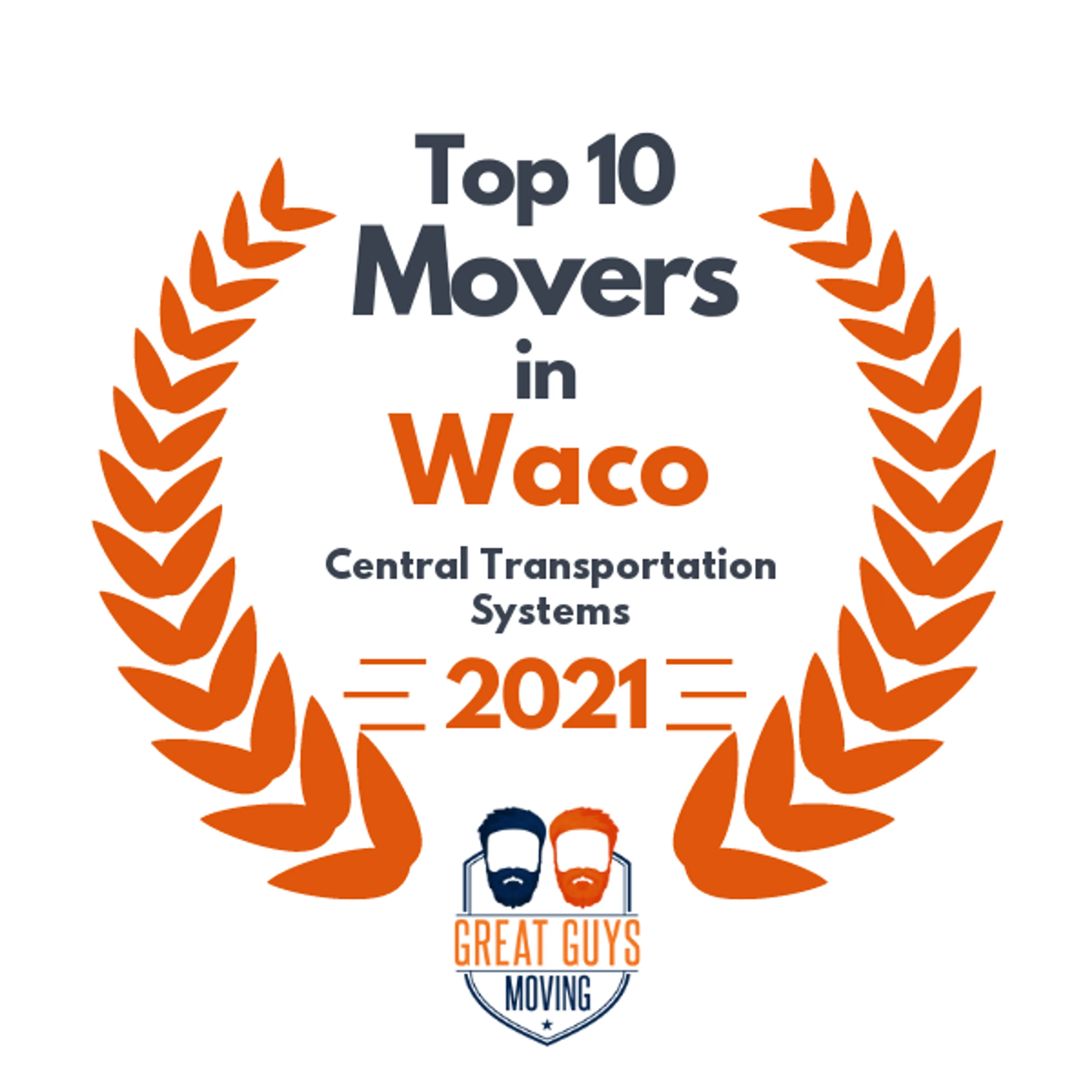 Top 10 Movers in Waco, TX 2021 award