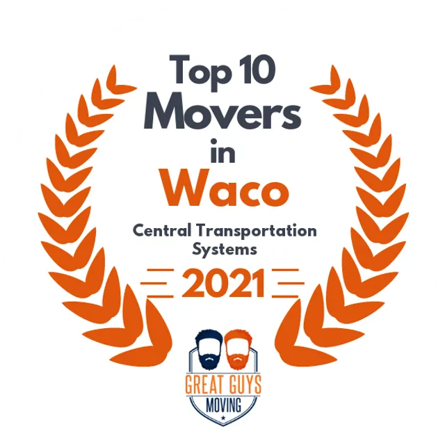 Top 10 Movers in Waco, TX 2021 award