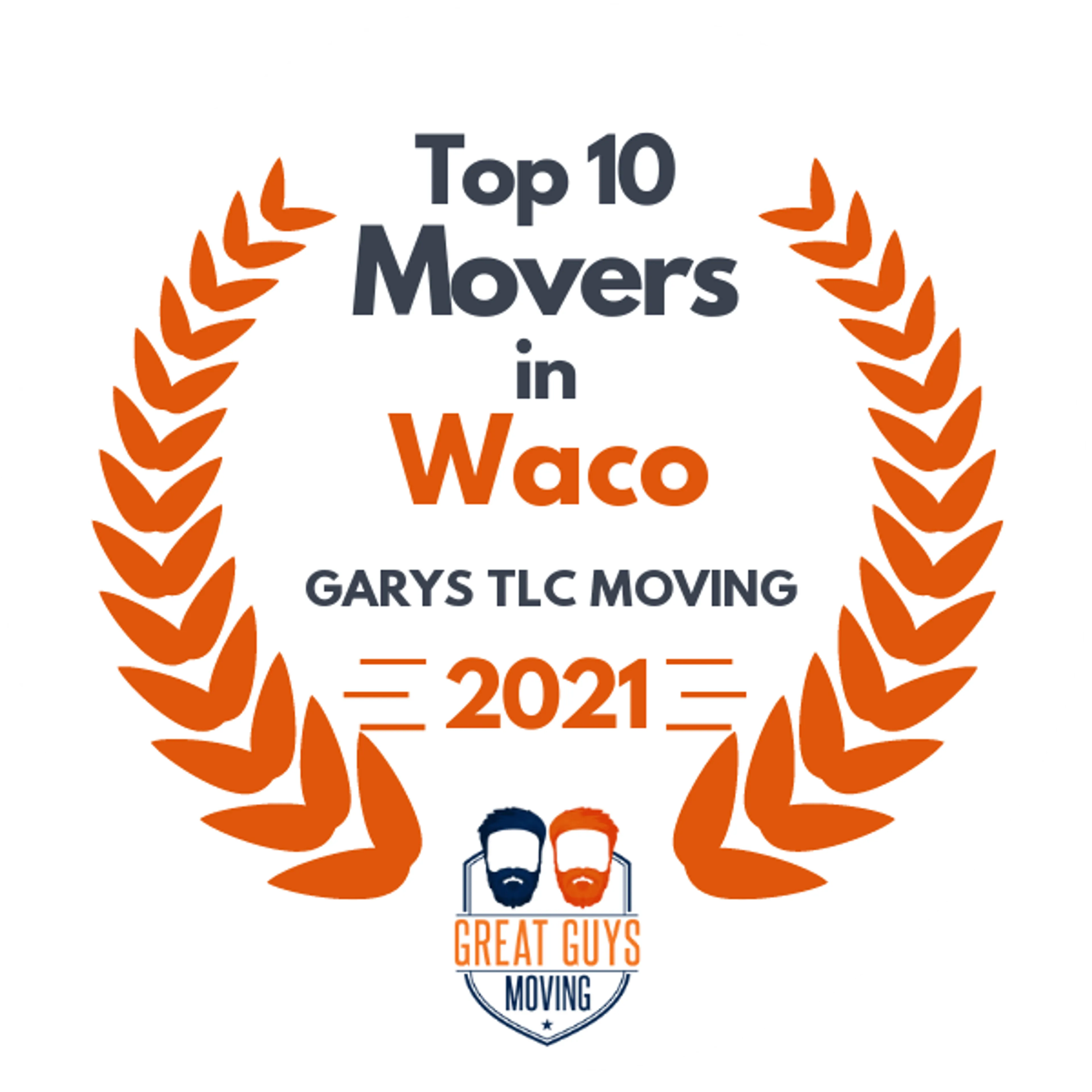 Top 10 Movers in Waco, TX 2021 award