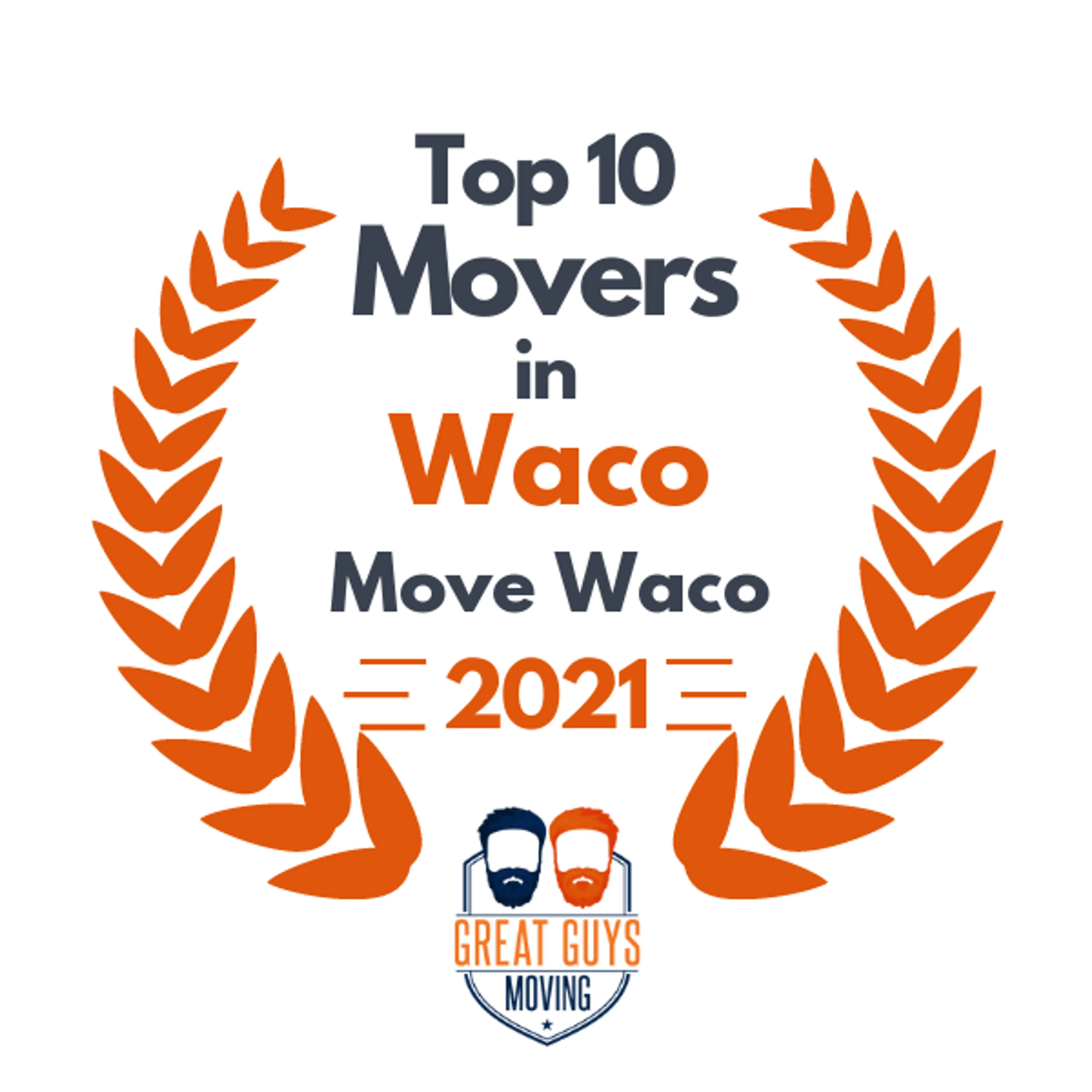 Top 10 Movers in Waco, TX 2021 award