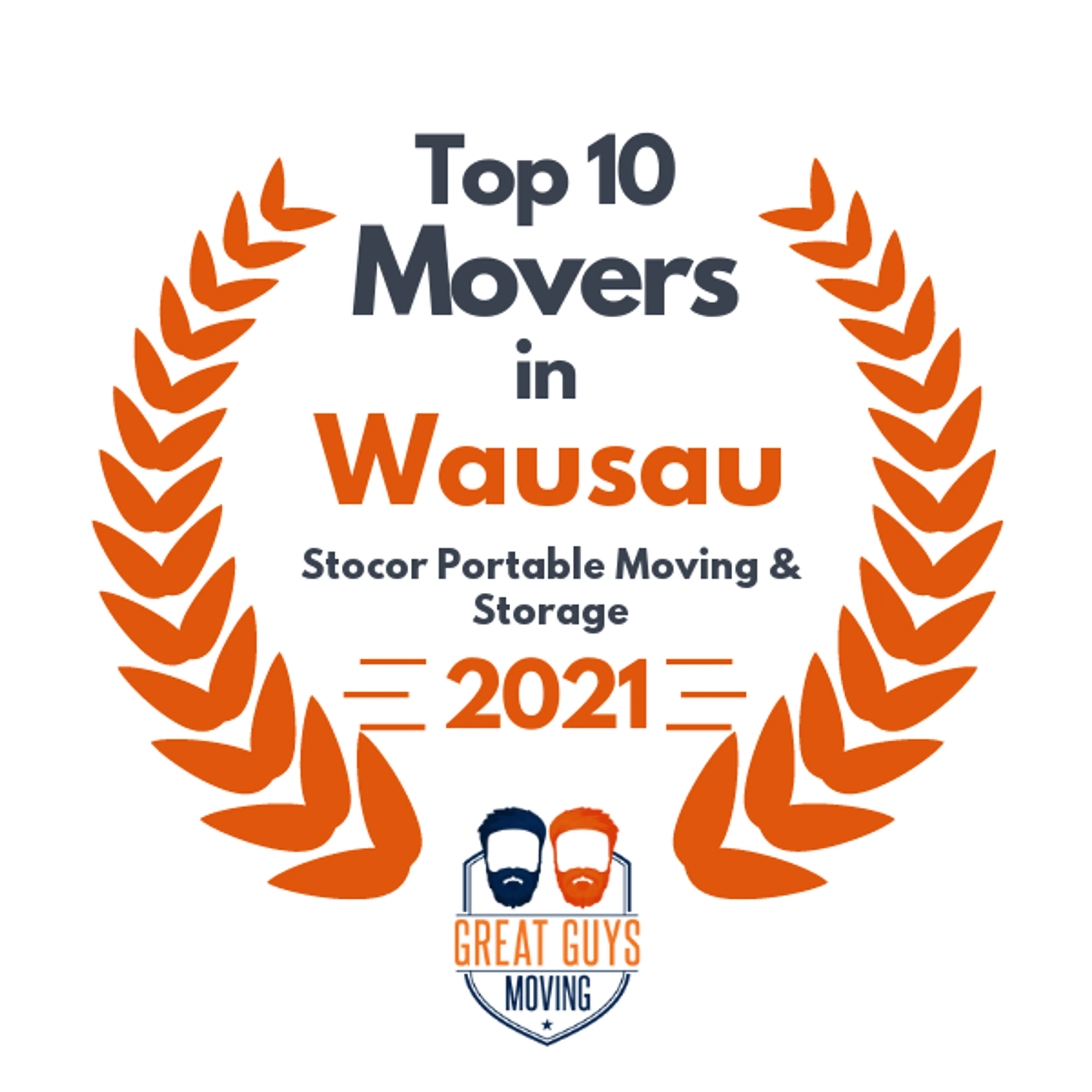 Top 10 Movers in Oshkosh, WI 2021 award