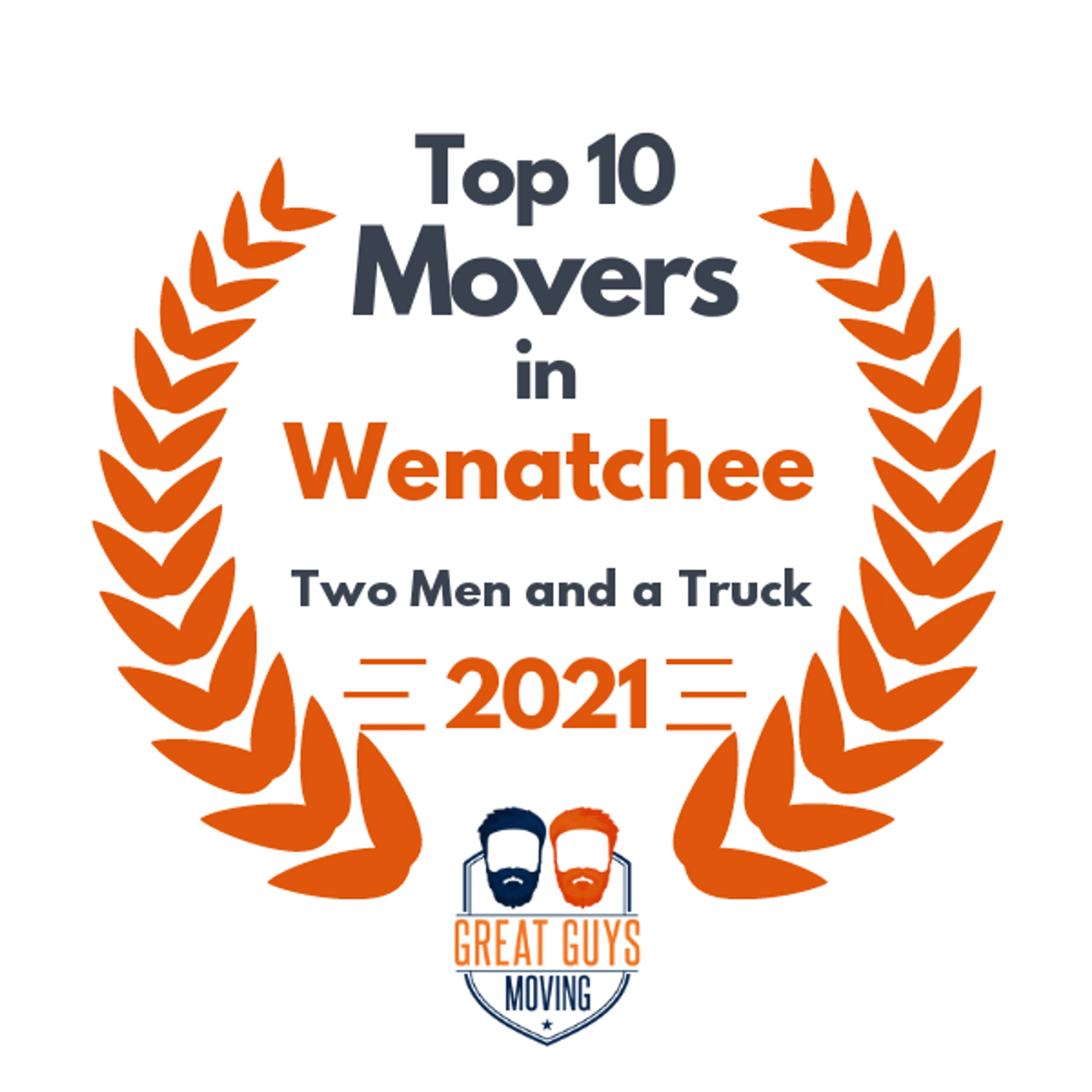 Top 10 Movers in Everett, WA 2021 award