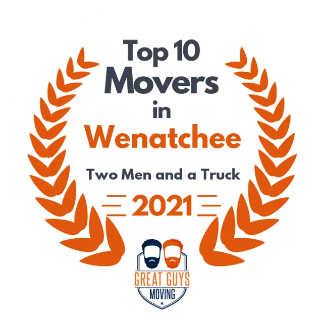 Top 10 Movers in Everett, WA 2021 award