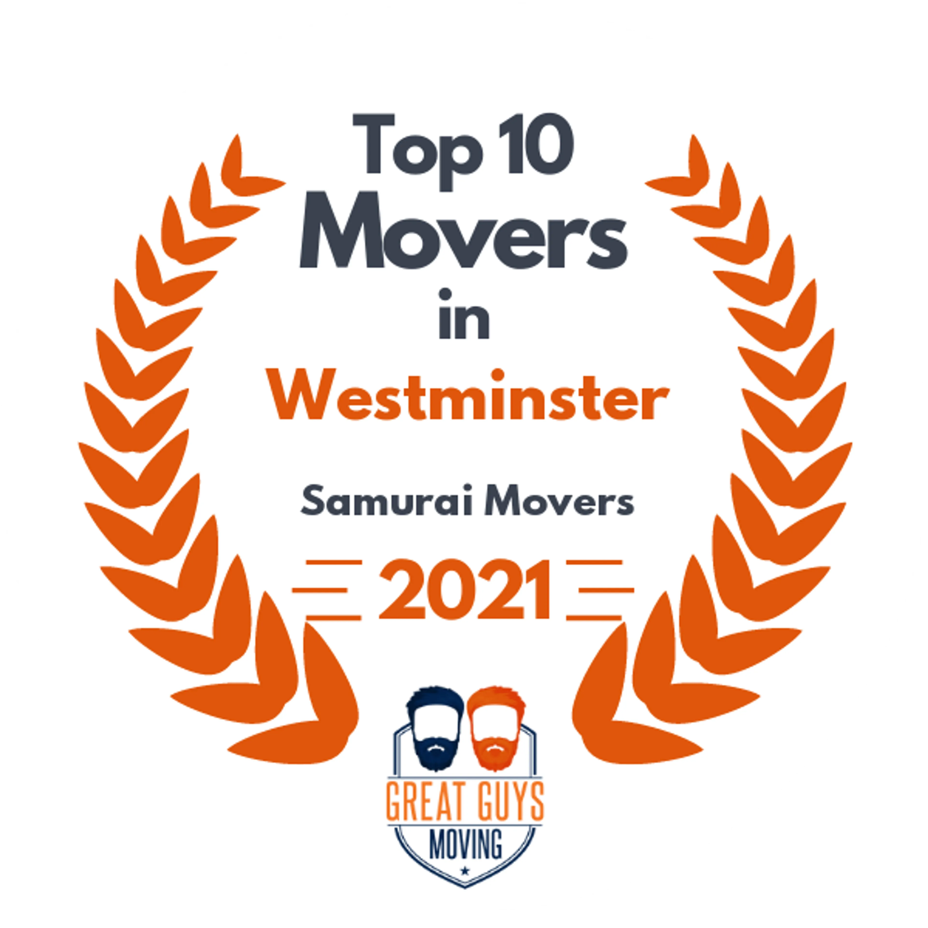 Top 10 Movers in Denver, CO 2021 award
