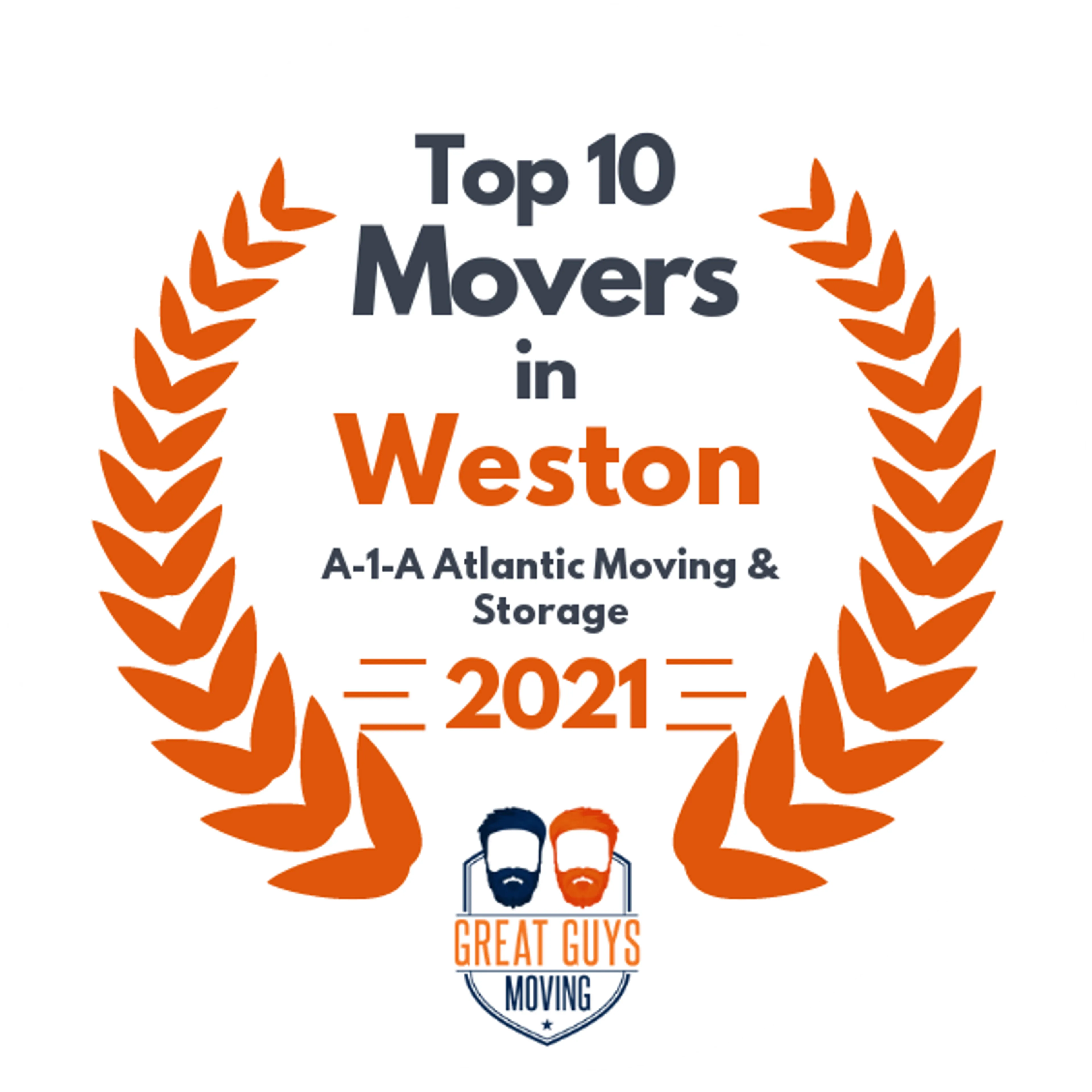 Top 10 Movers in Fort Lauderdale, FL 2021 award