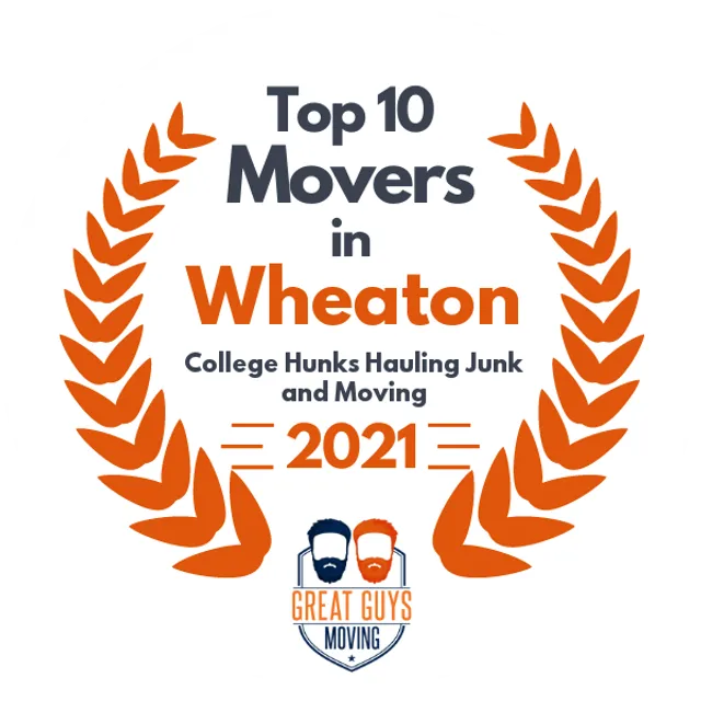 Top 10 Movers in Aurora, IL 2021 award