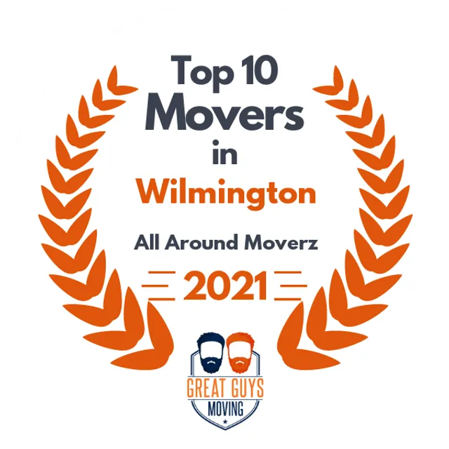 Top 10 Movers in Wilmington, DE 2021 award