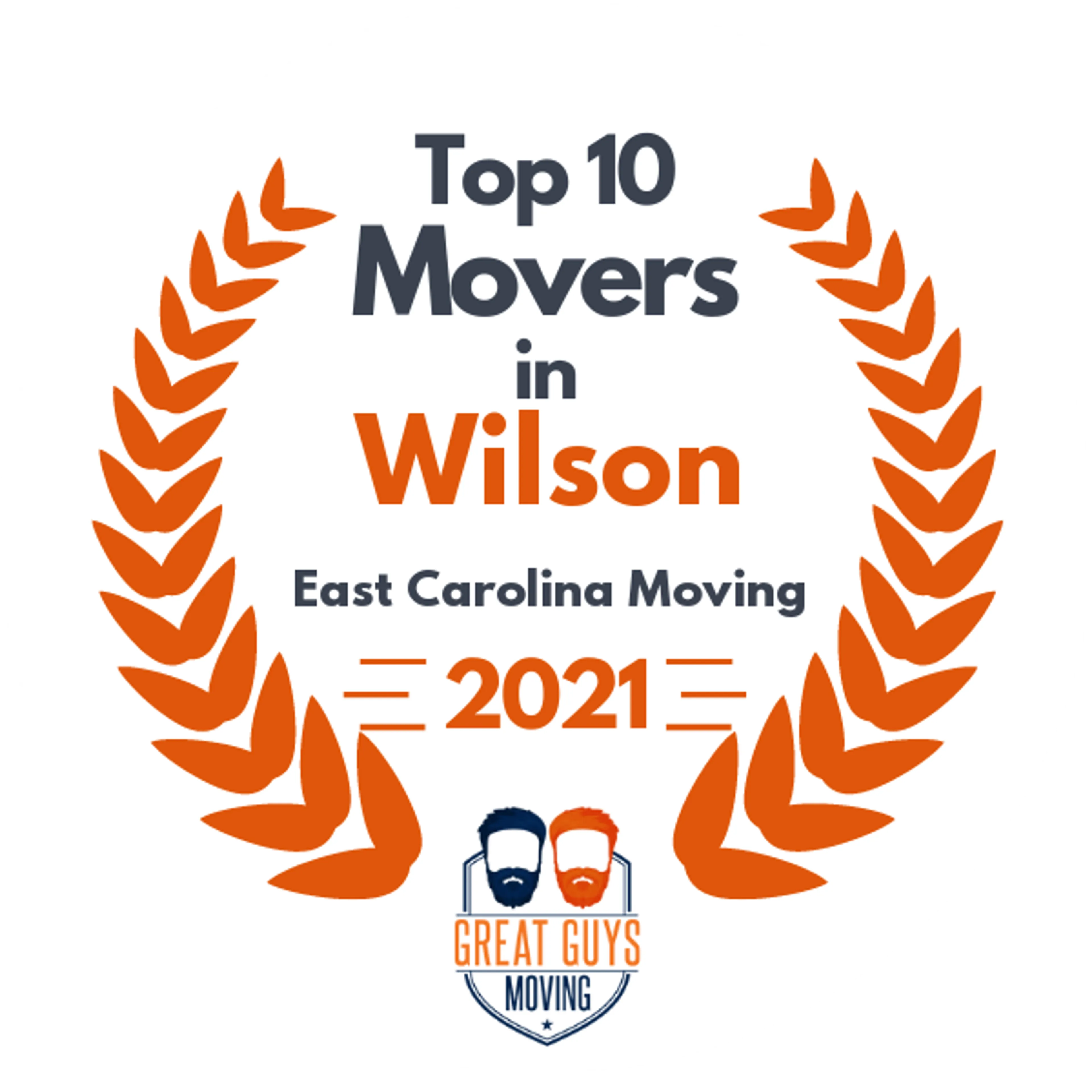 Top 10 Movers in Raleigh, NC 2021 award