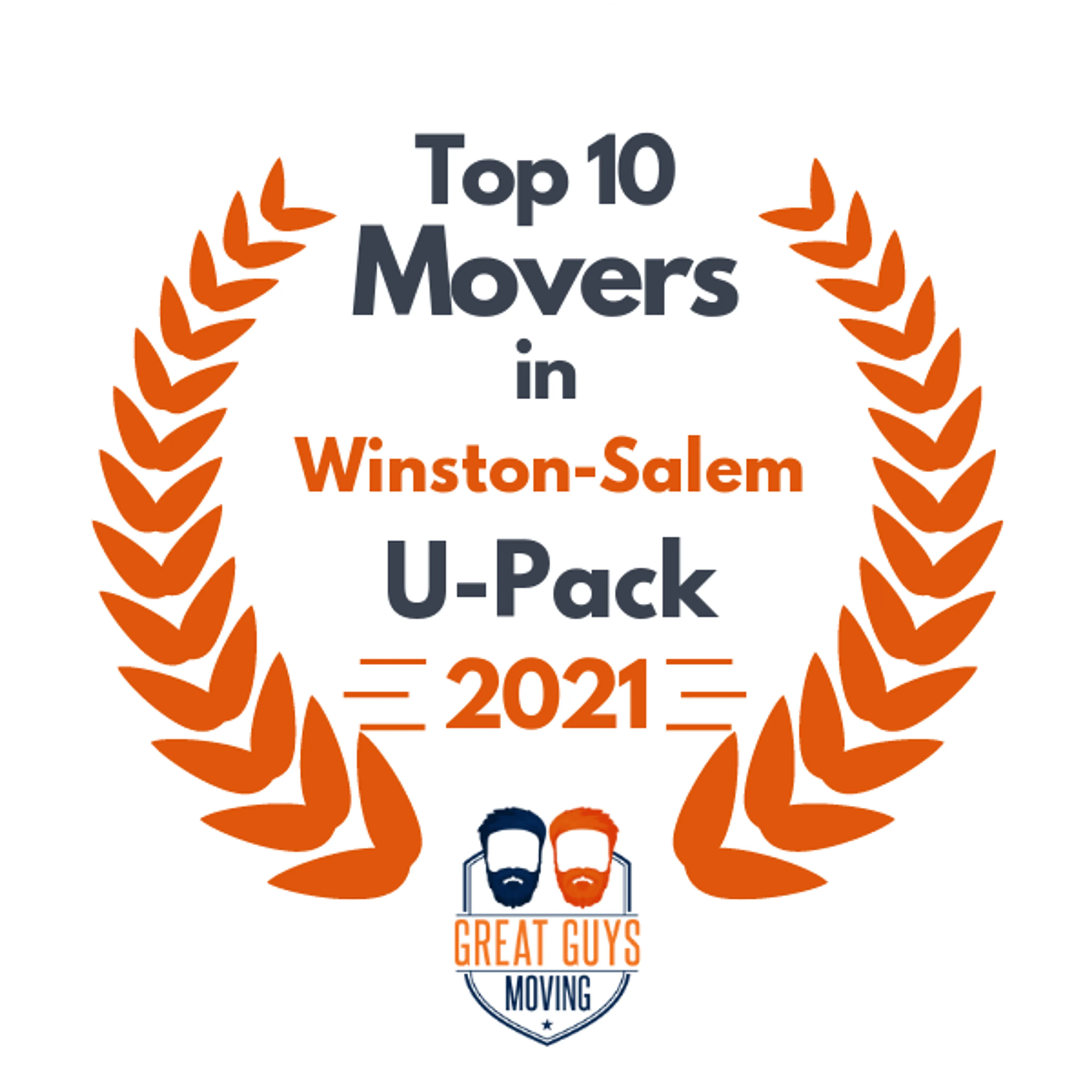 Top 10 Movers in Greensboro, NC 2021 award