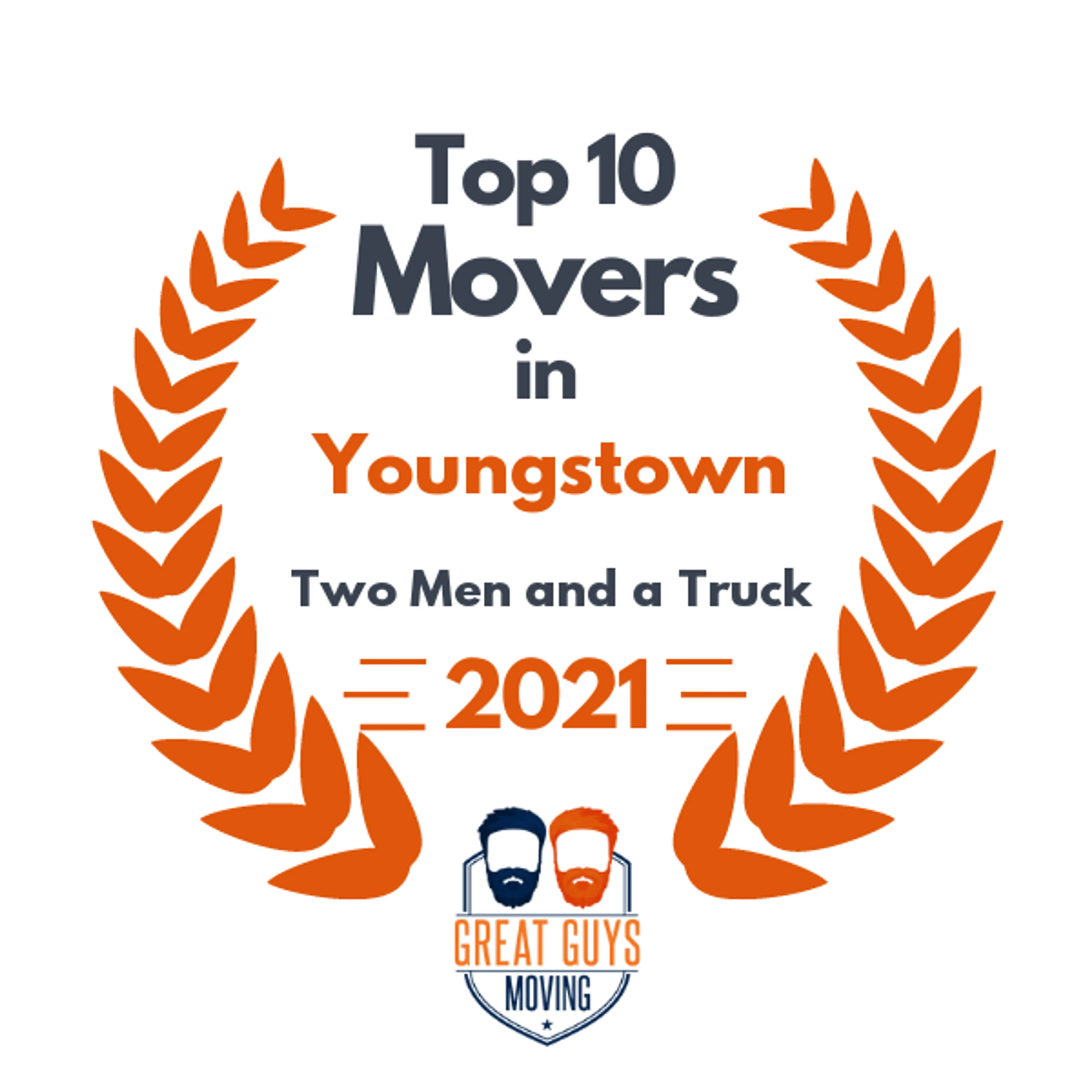 Top 10 Movers in Youngstown, OH 2021 award