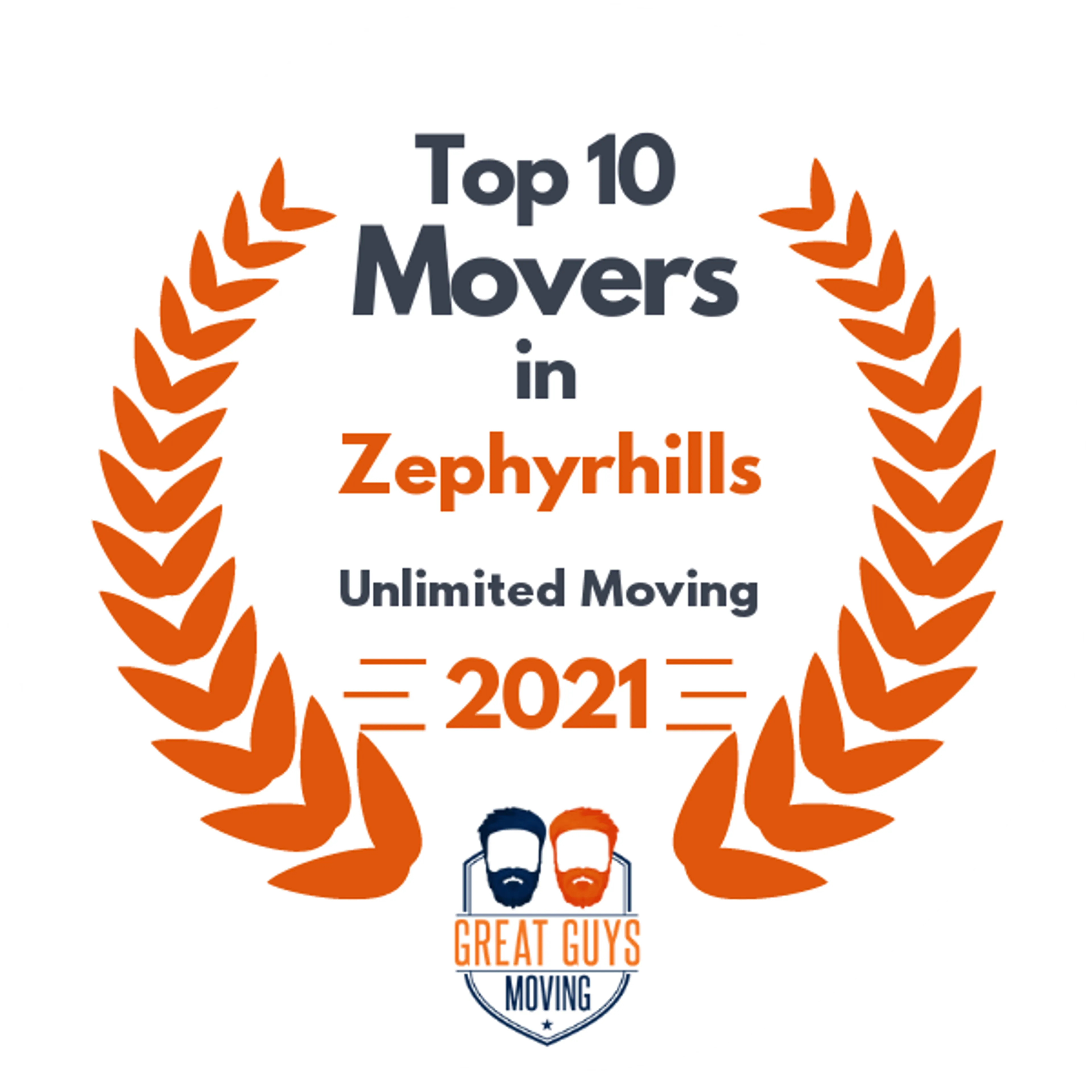 Top 10 Movers in Tampa, FL 2021 award