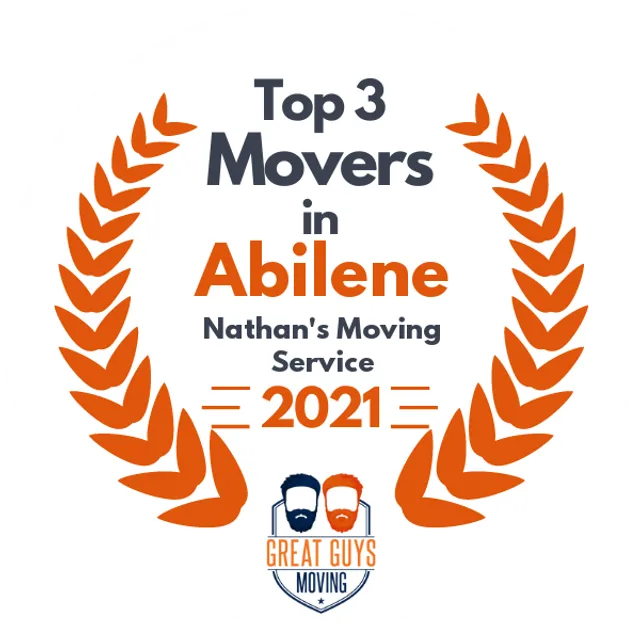 Top 3 Movers in Abilene, TX 2021 award