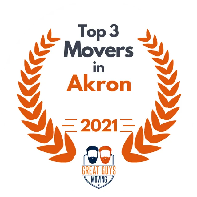 Top 3 Movers in Akron, OH 2021 award