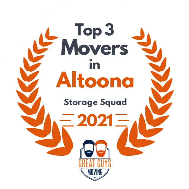 Top 3 Movers in Altoona, PA 2021 award