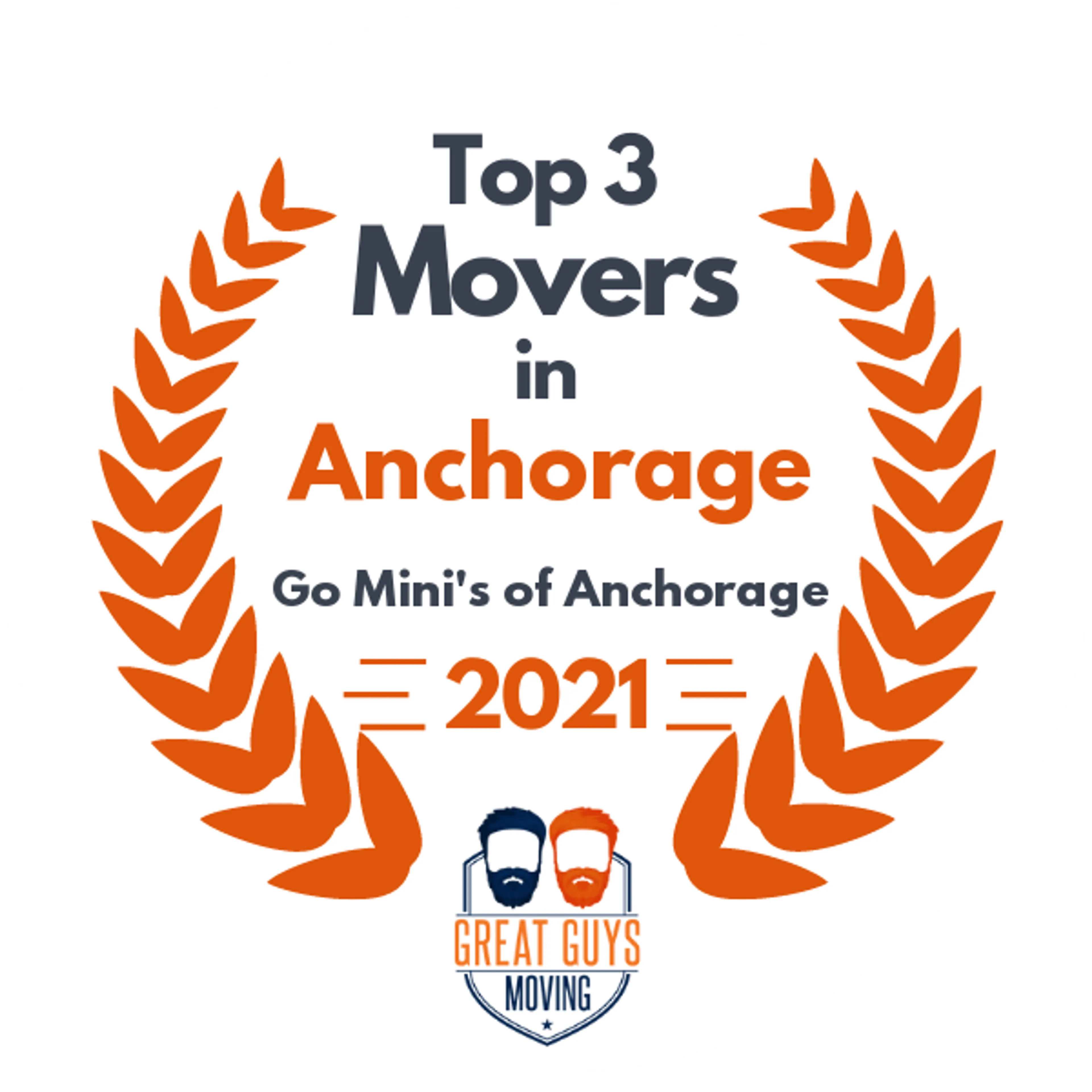 Top 3 Movers in Anchorage, AK 2021 award
