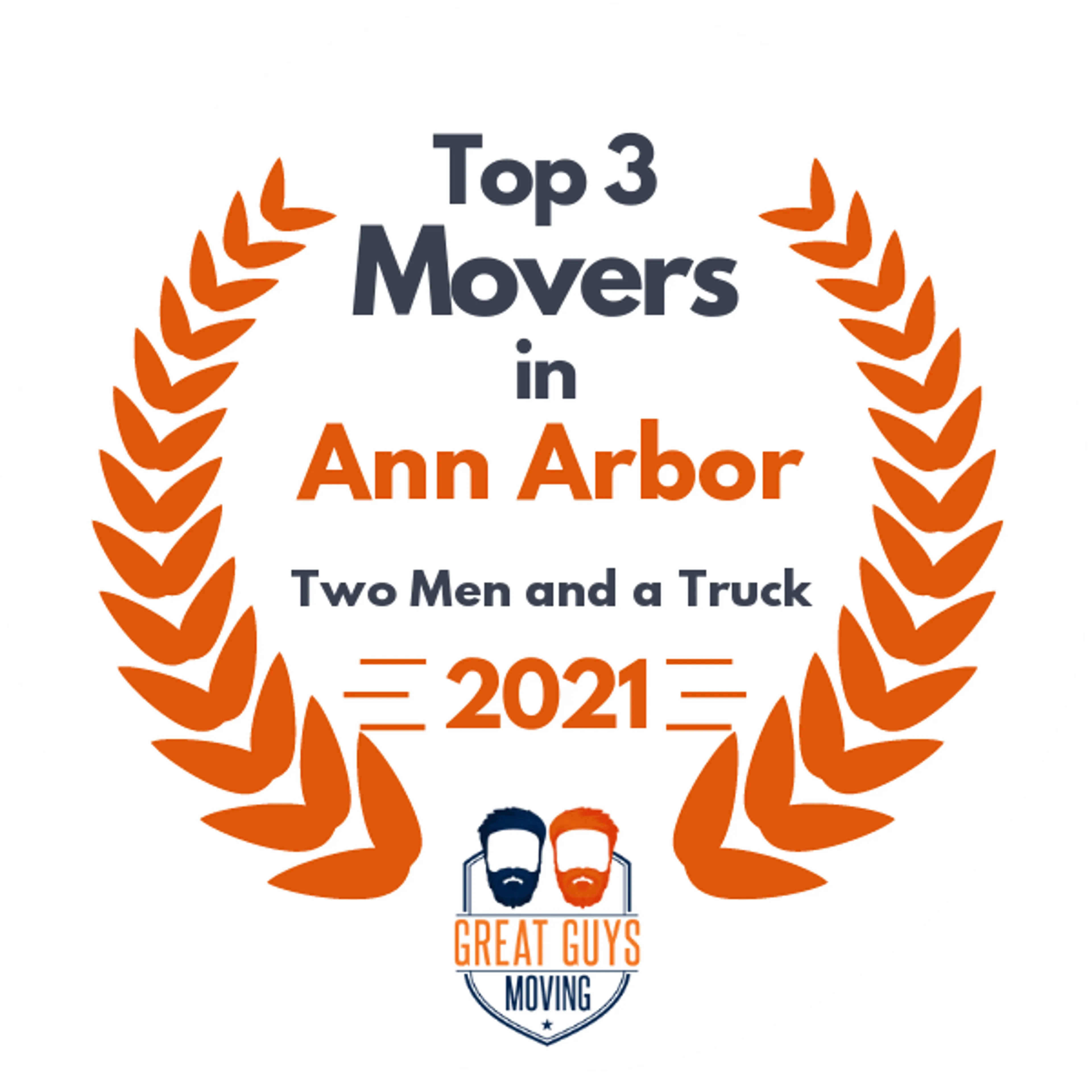 Top 3 Movers in Ann Arbor, MI 2021 award