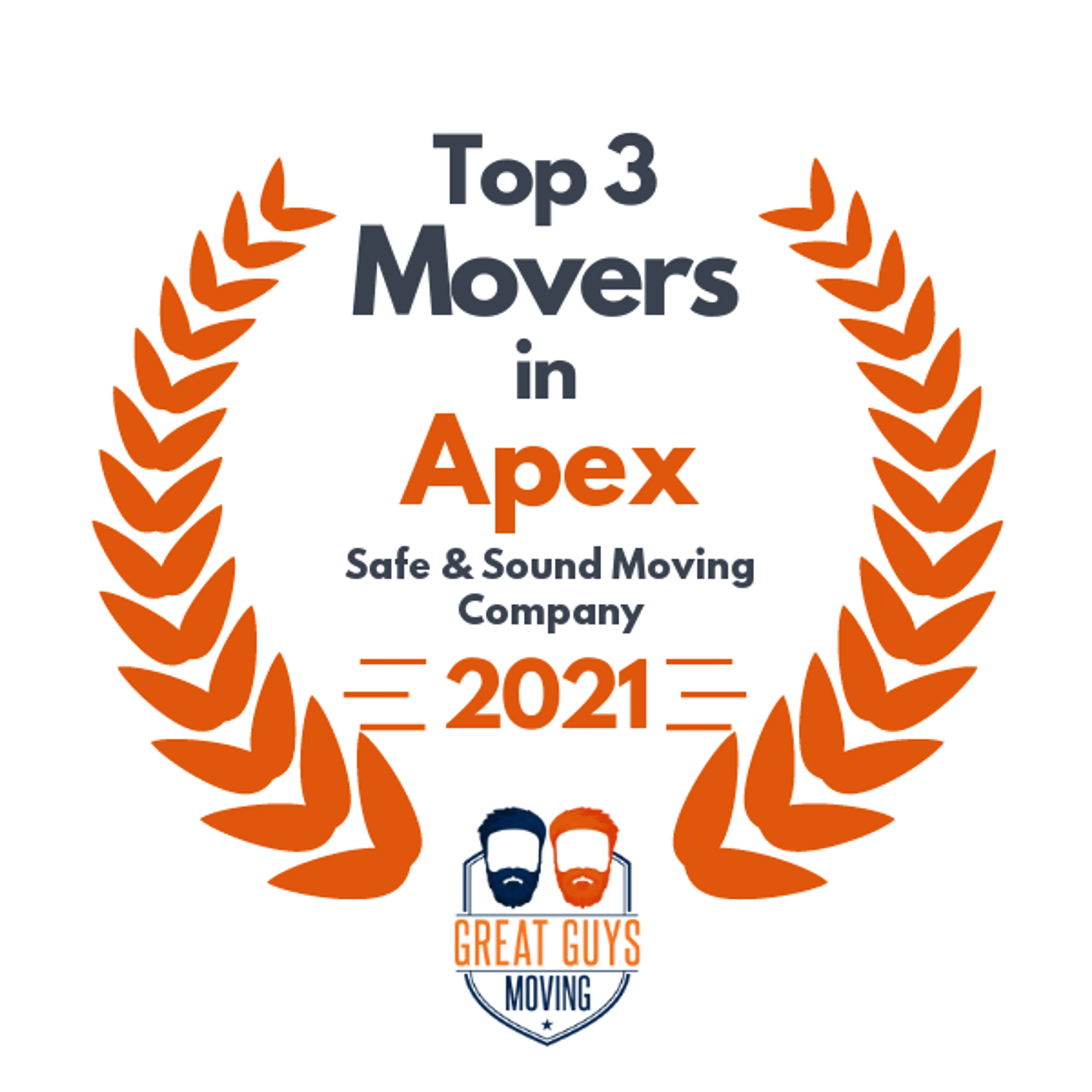 Top 3 Movers in Raleigh, NC 2021 award