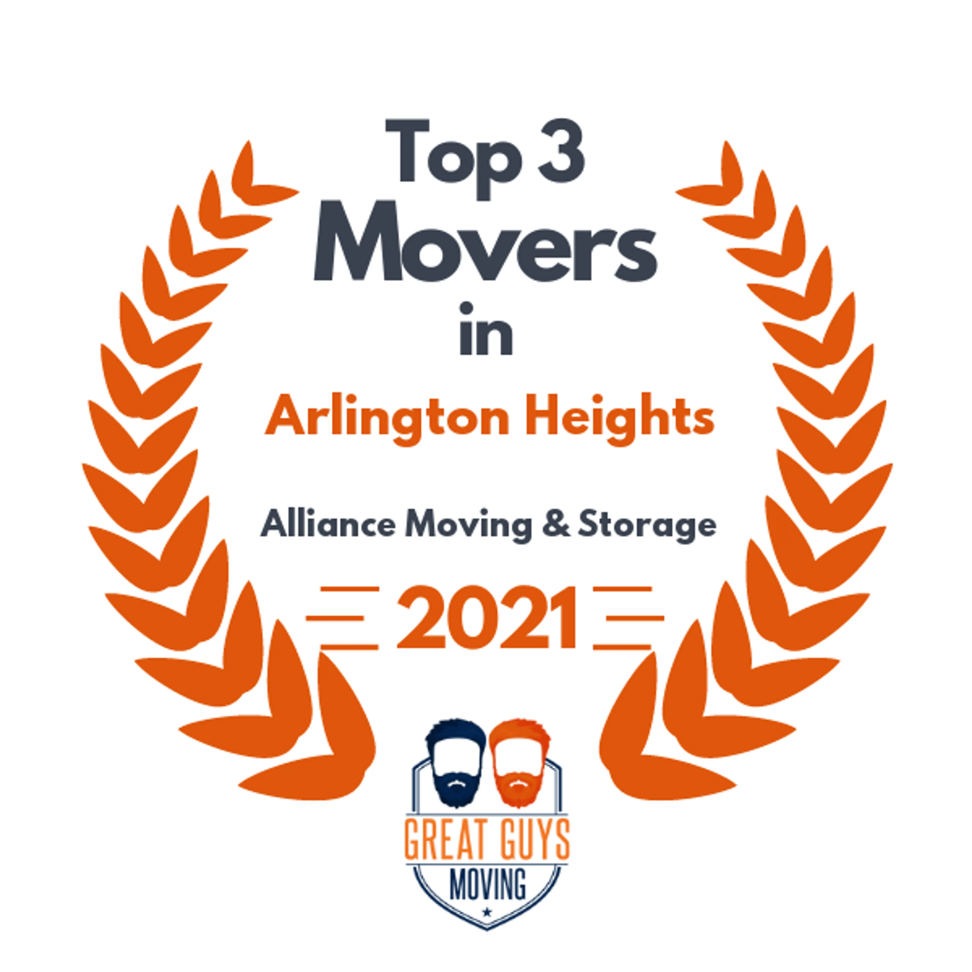 Top 3 Movers in Chicago, IL 2021 award