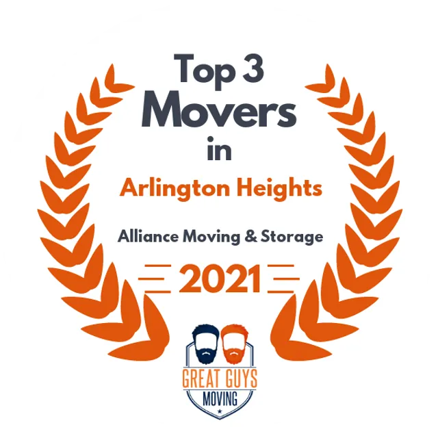 Top 3 Movers in Chicago, IL 2021 award