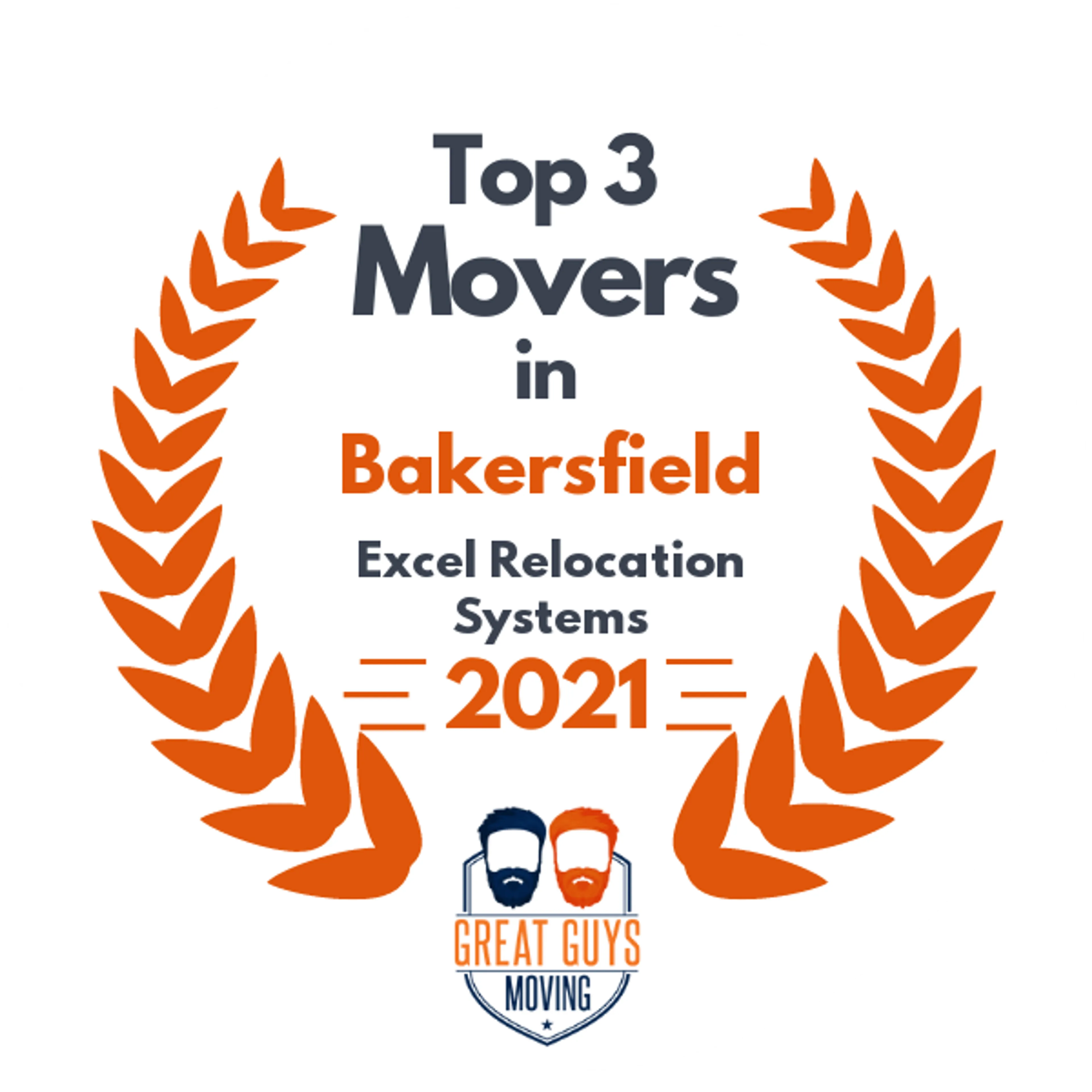 Top 3 Movers in Bakersfield, CA 2021 award