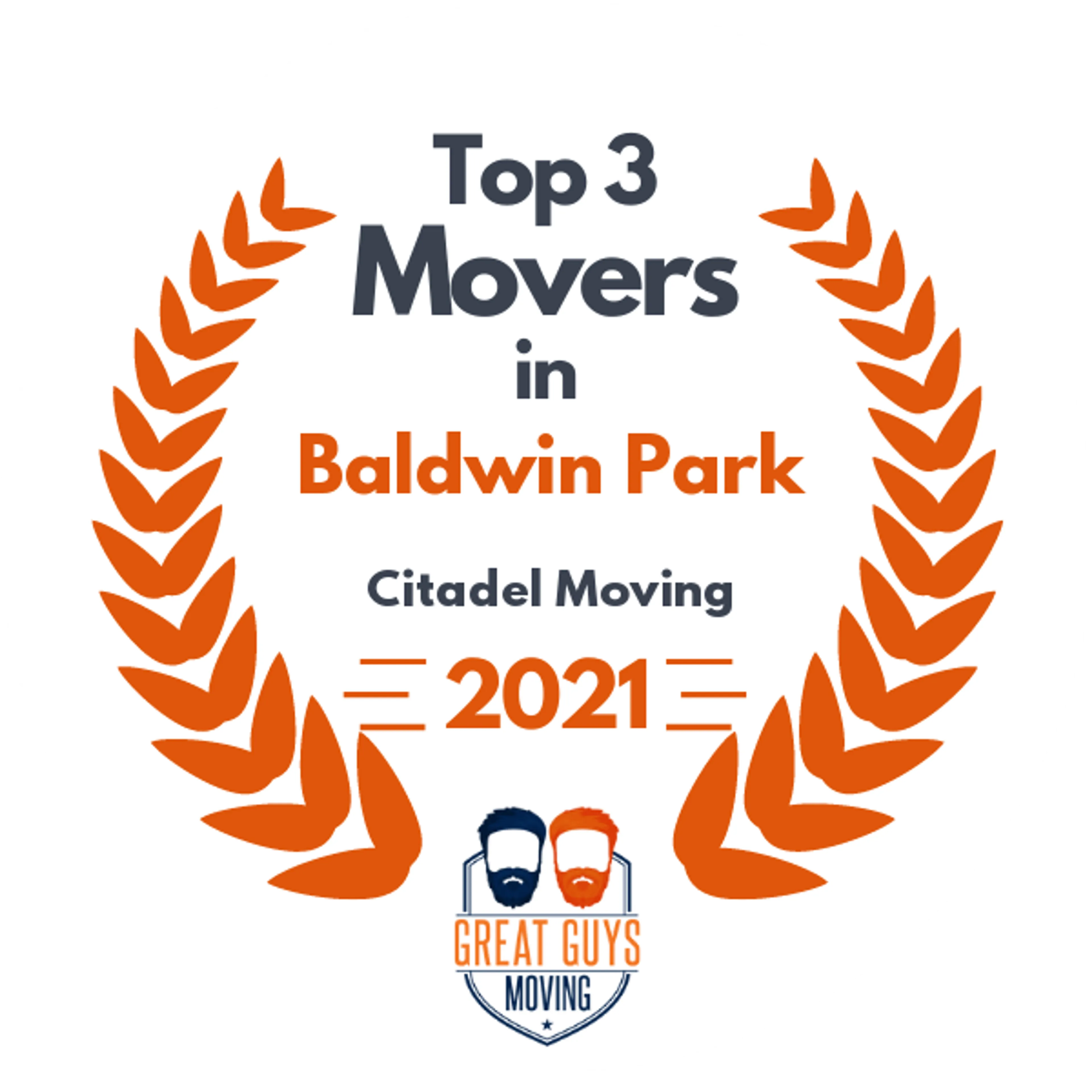 Top 3 Movers in Los Angeles, CA 2021 award
