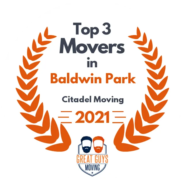 Top 3 Movers in Los Angeles, CA 2021 award