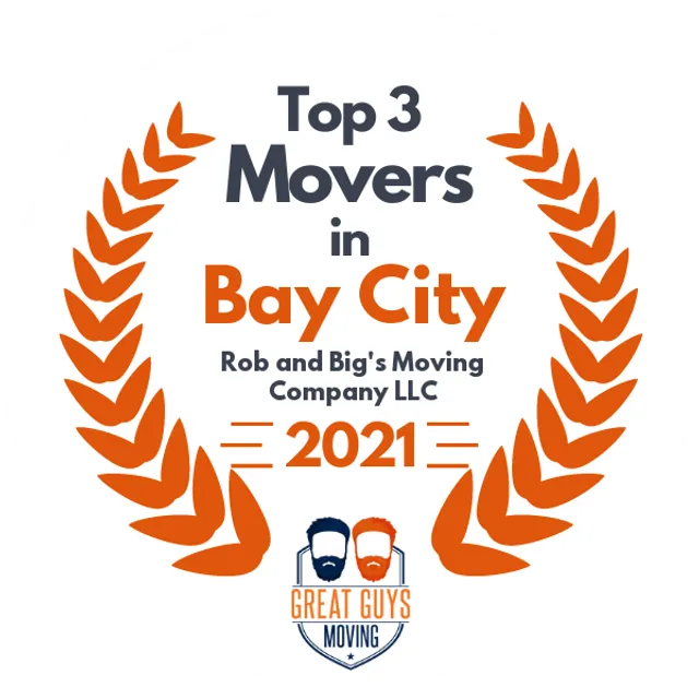 Top 3 Movers in Bay City, MI 2021 award