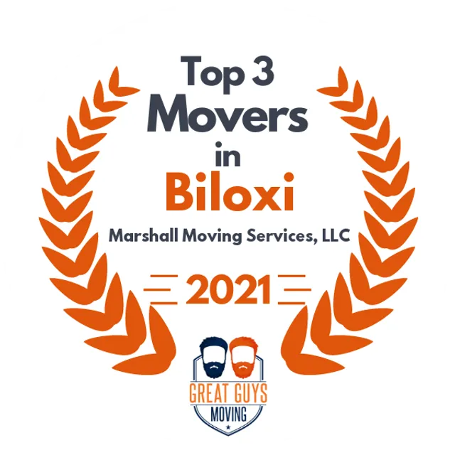 Top 3 Movers in Biloxi, MS 2021 award