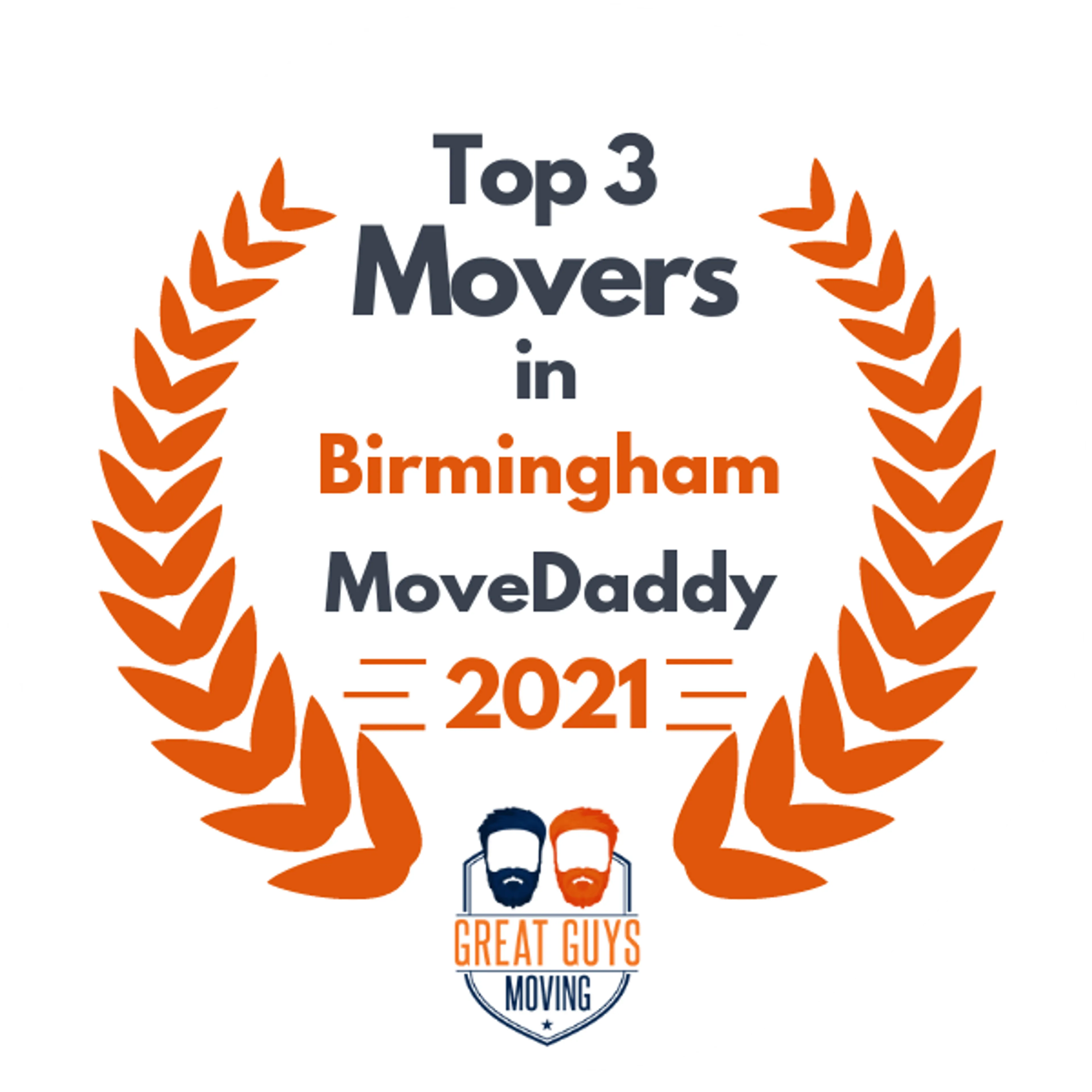 Top 3 Movers in Birmingham, AL 2021 award
