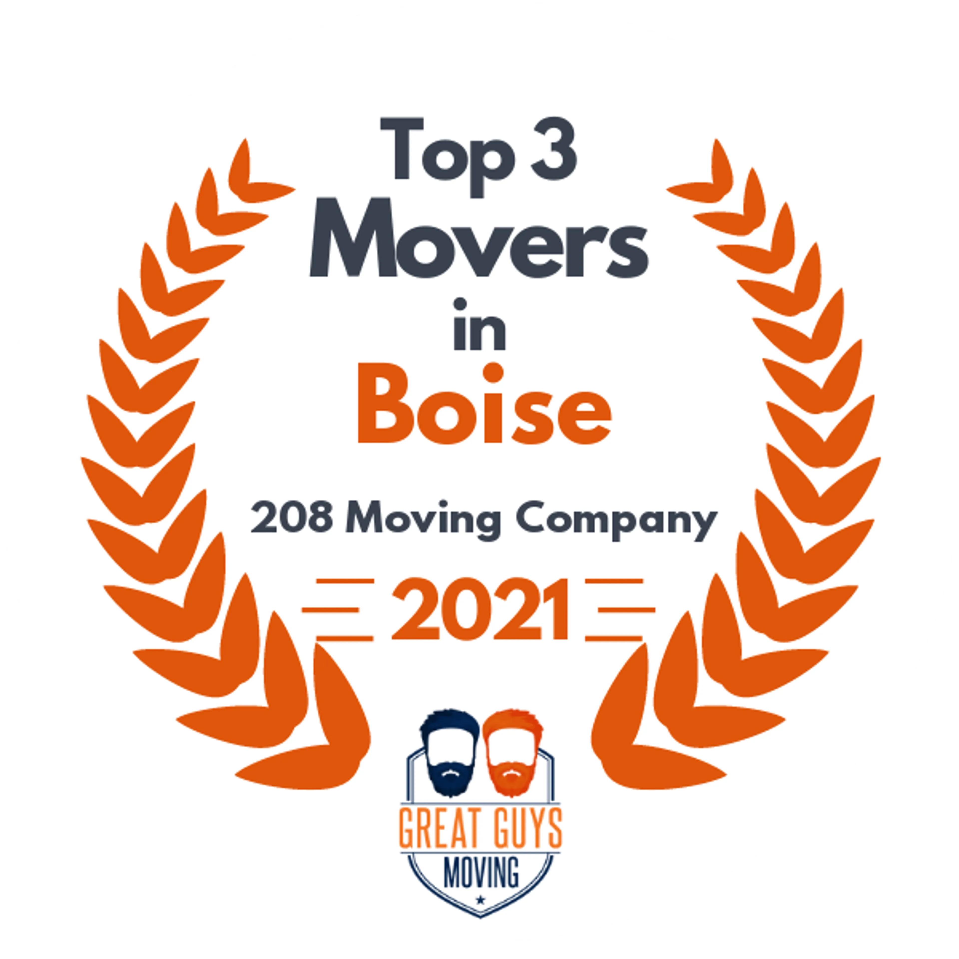Top 3 Movers in Boise, ID 2021 award