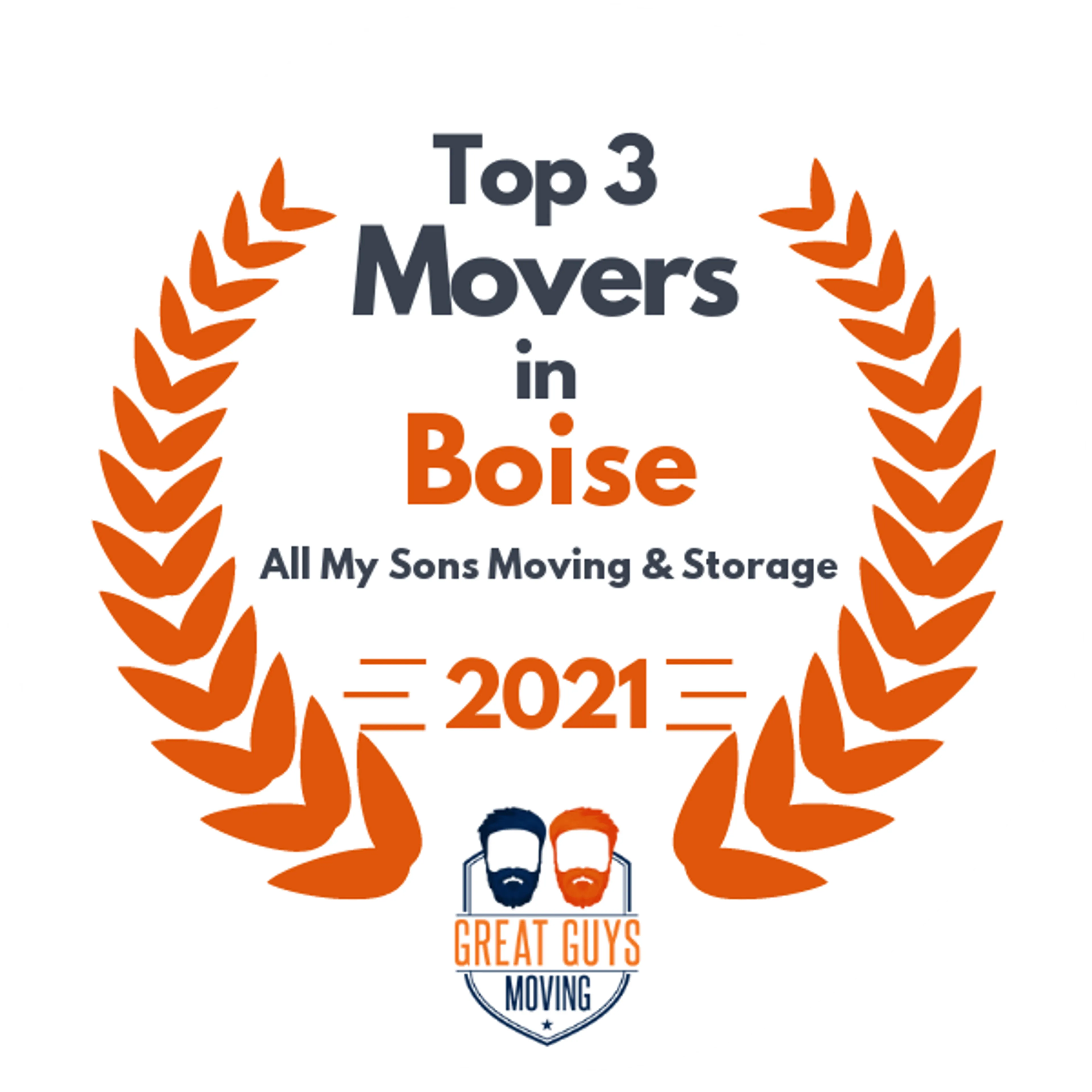 Top 3 Movers in Boise, ID 2021 award